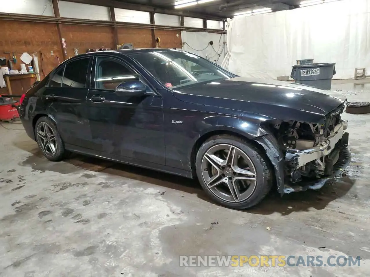 4 Фотография поврежденного автомобиля 55SWF6EB4KU292857 MERCEDES-BENZ C-CLASS 2019