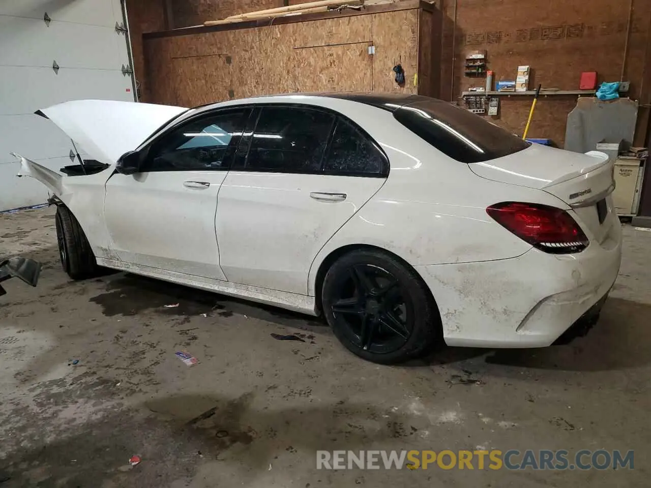 2 Фотография поврежденного автомобиля 55SWF6EB4KU302268 MERCEDES-BENZ C-CLASS 2019