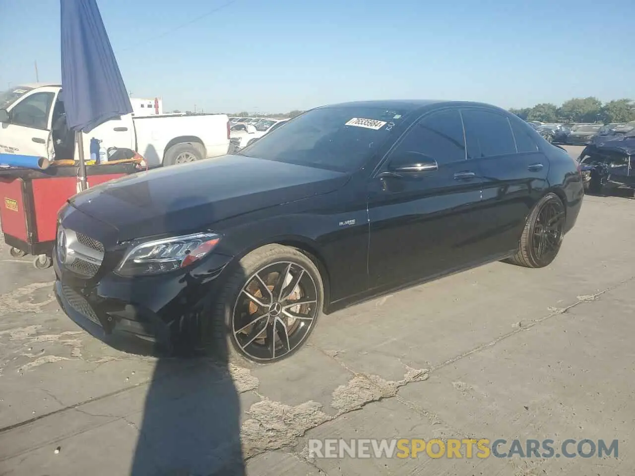 1 Photograph of a damaged car 55SWF6EB6KU290463 MERCEDES-BENZ C-CLASS 2019