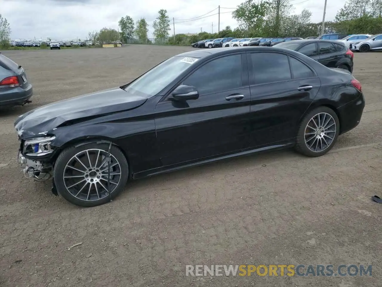 1 Photograph of a damaged car 55SWF6EB9KU283197 MERCEDES-BENZ C-CLASS 2019
