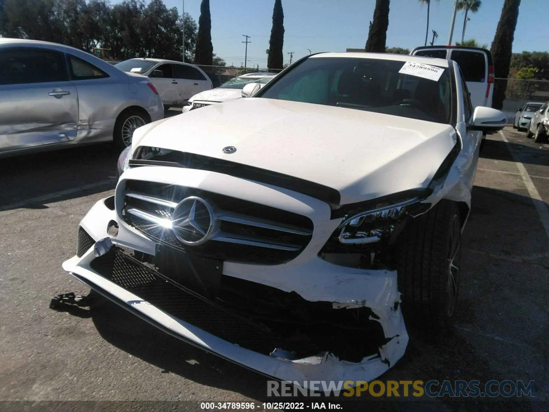 6 Фотография поврежденного автомобиля 55SWF8DB0KU284929 MERCEDES-BENZ C-CLASS 2019