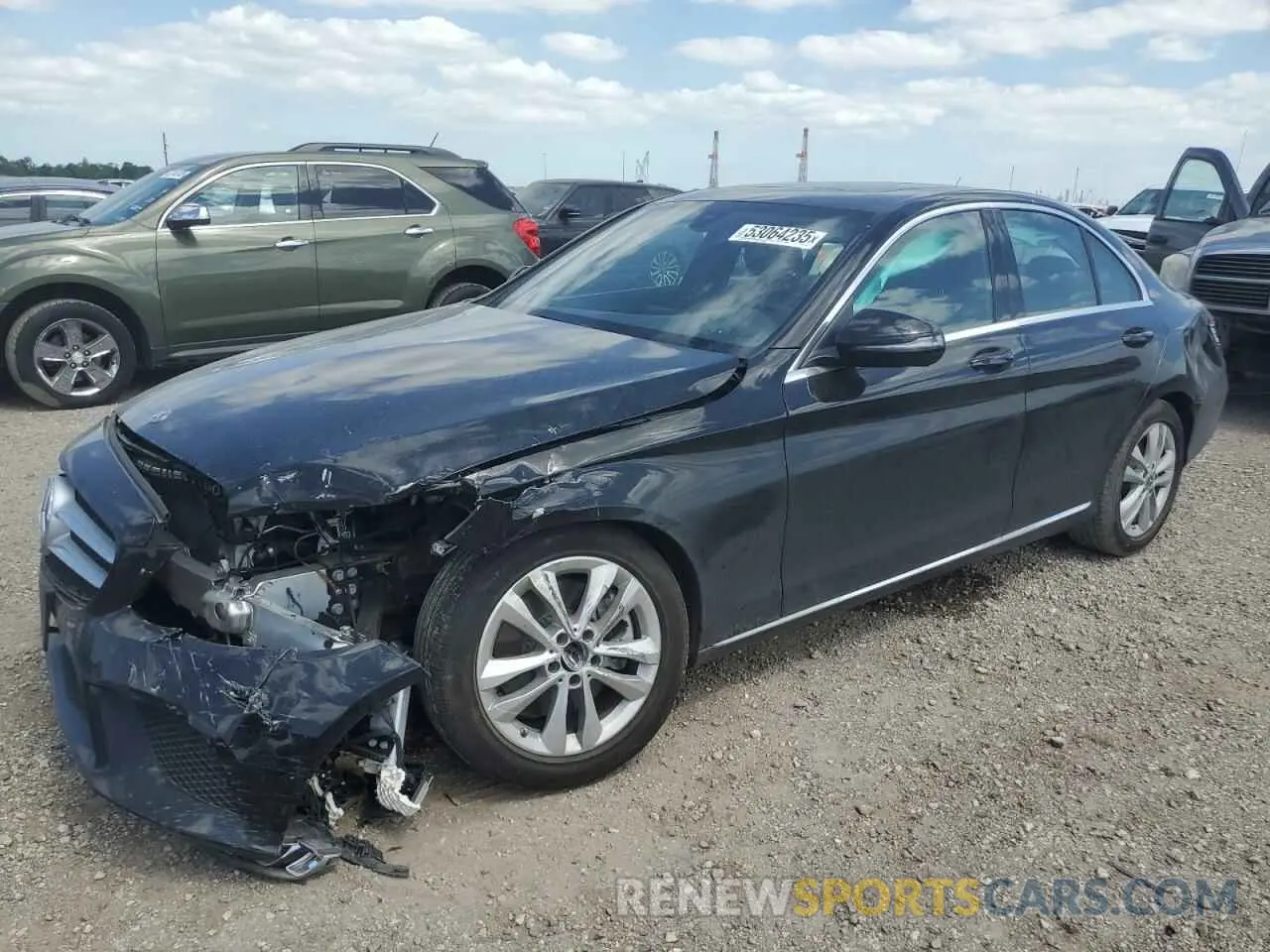 1 Photograph of a damaged car 55SWF8DB0KU317265 MERCEDES-BENZ C-CLASS 2019