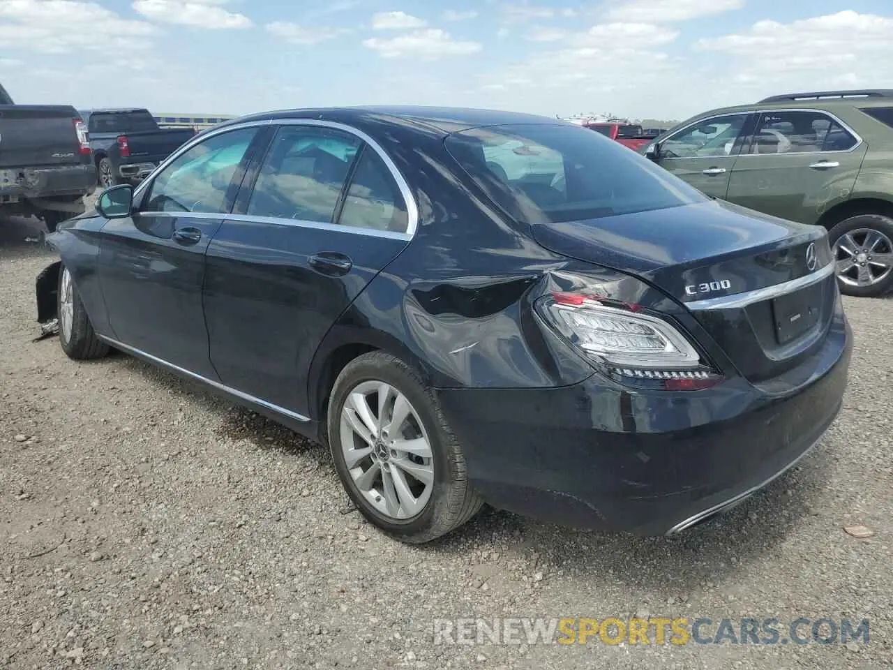 2 Photograph of a damaged car 55SWF8DB0KU317265 MERCEDES-BENZ C-CLASS 2019