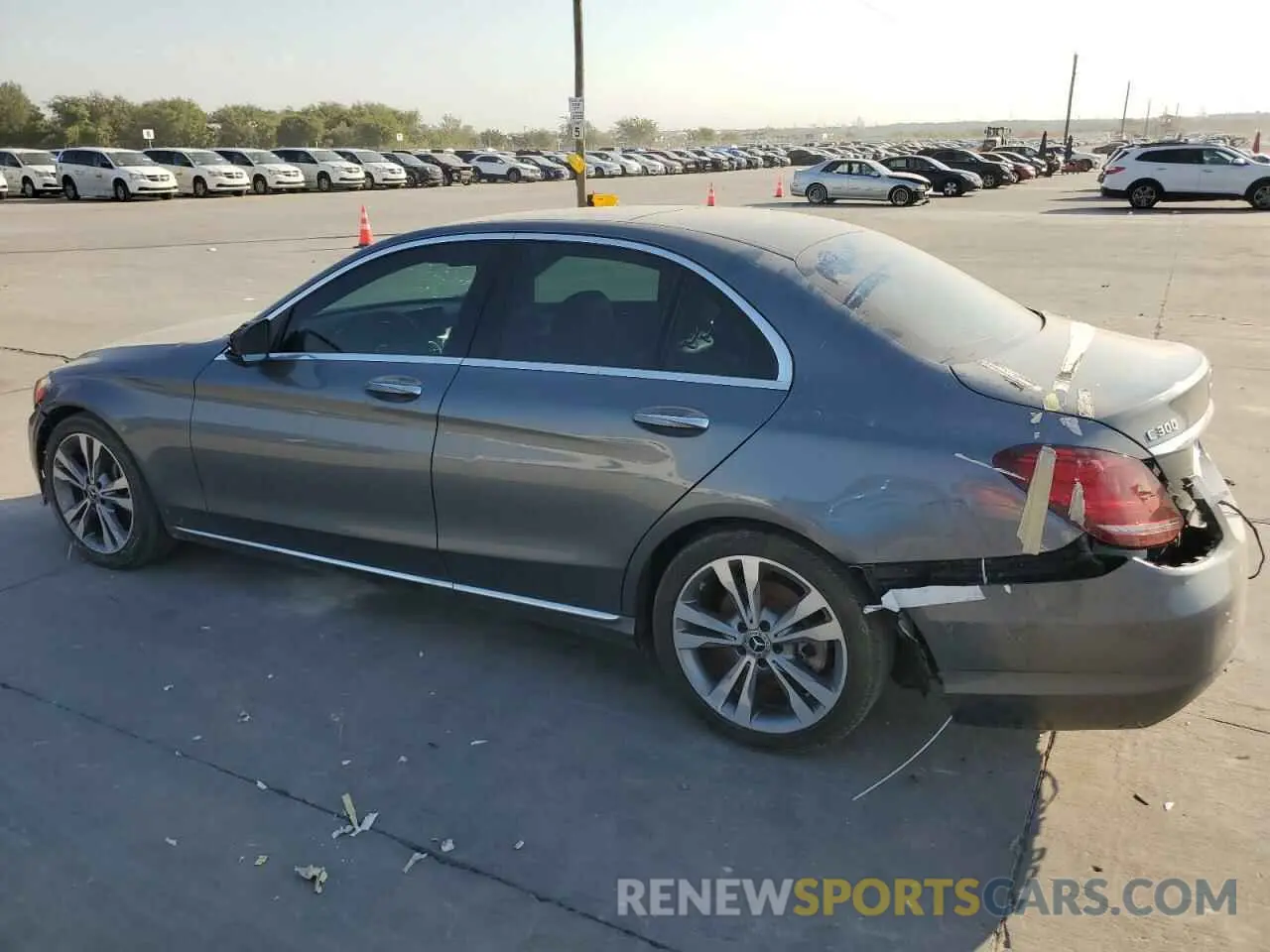 2 Photograph of a damaged car 55SWF8DB0KU319419 MERCEDES-BENZ C-CLASS 2019