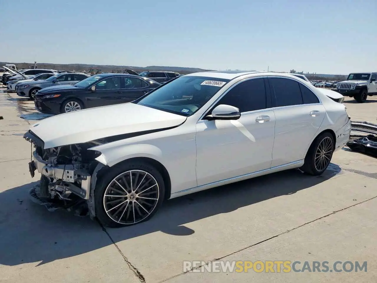 1 Photograph of a damaged car 55SWF8DB0KU321686 MERCEDES-BENZ C-CLASS 2019