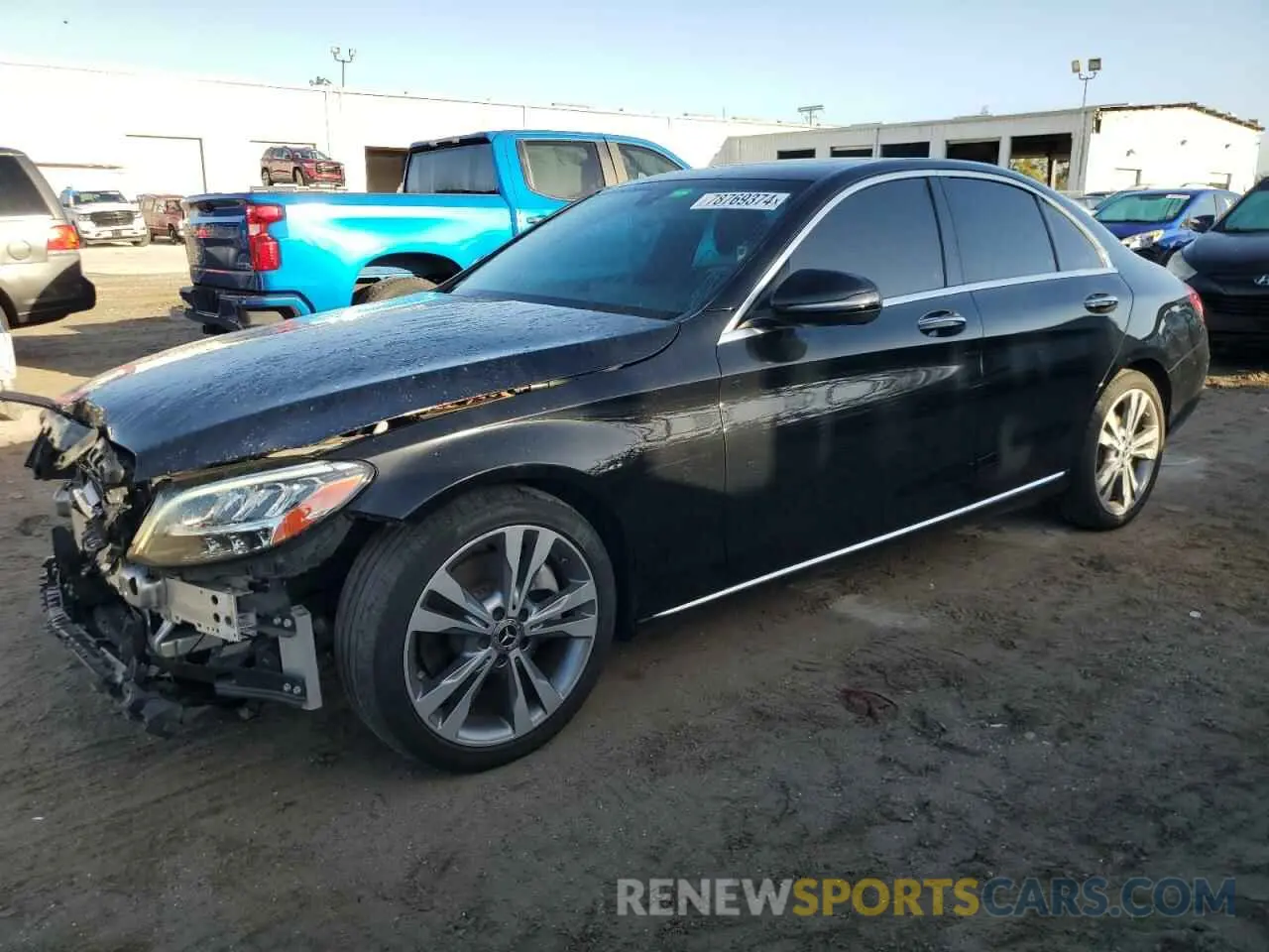 1 Фотография поврежденного автомобиля 55SWF8DB2KU286990 MERCEDES-BENZ C-CLASS 2019