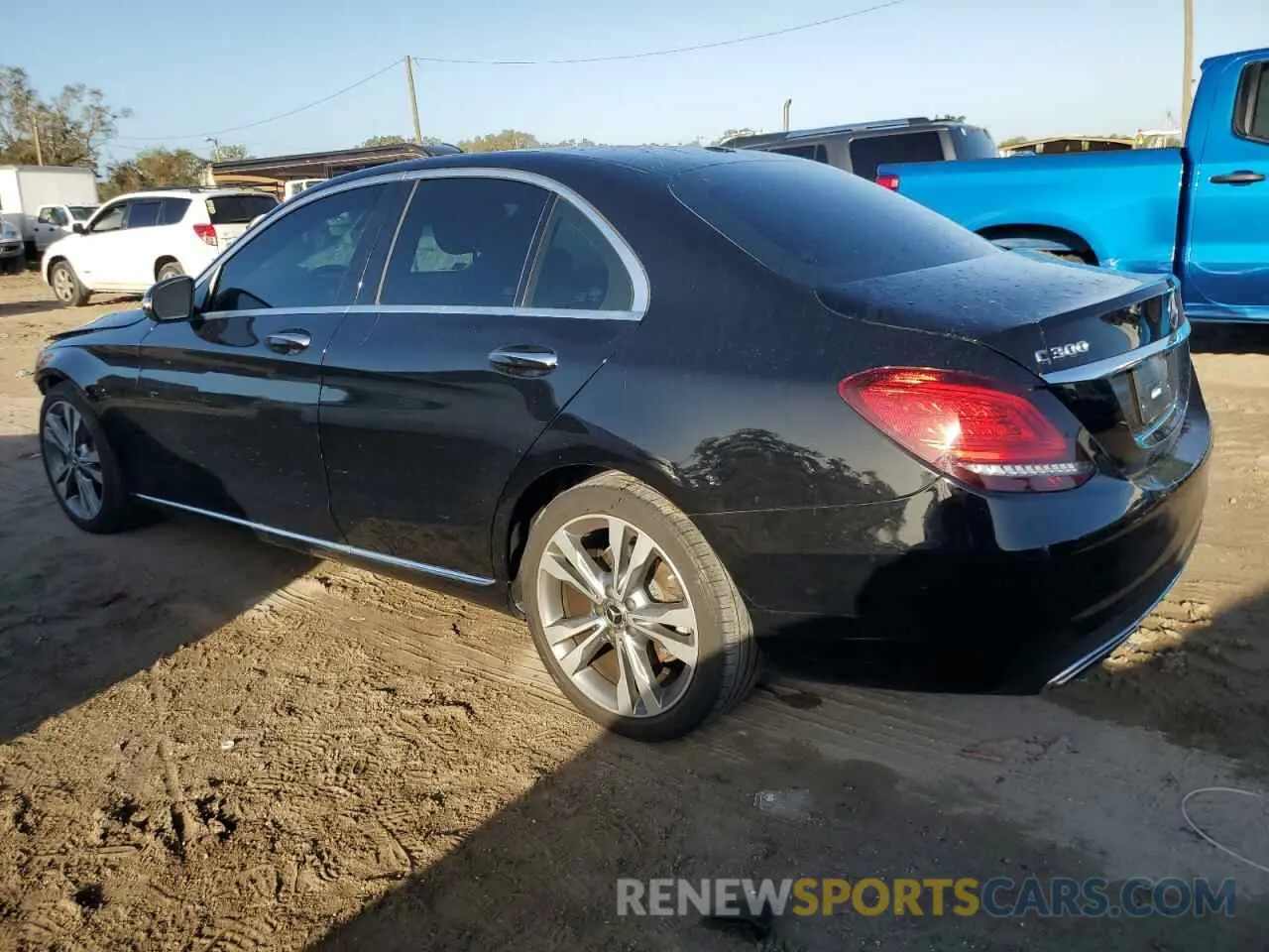 2 Фотография поврежденного автомобиля 55SWF8DB2KU286990 MERCEDES-BENZ C-CLASS 2019