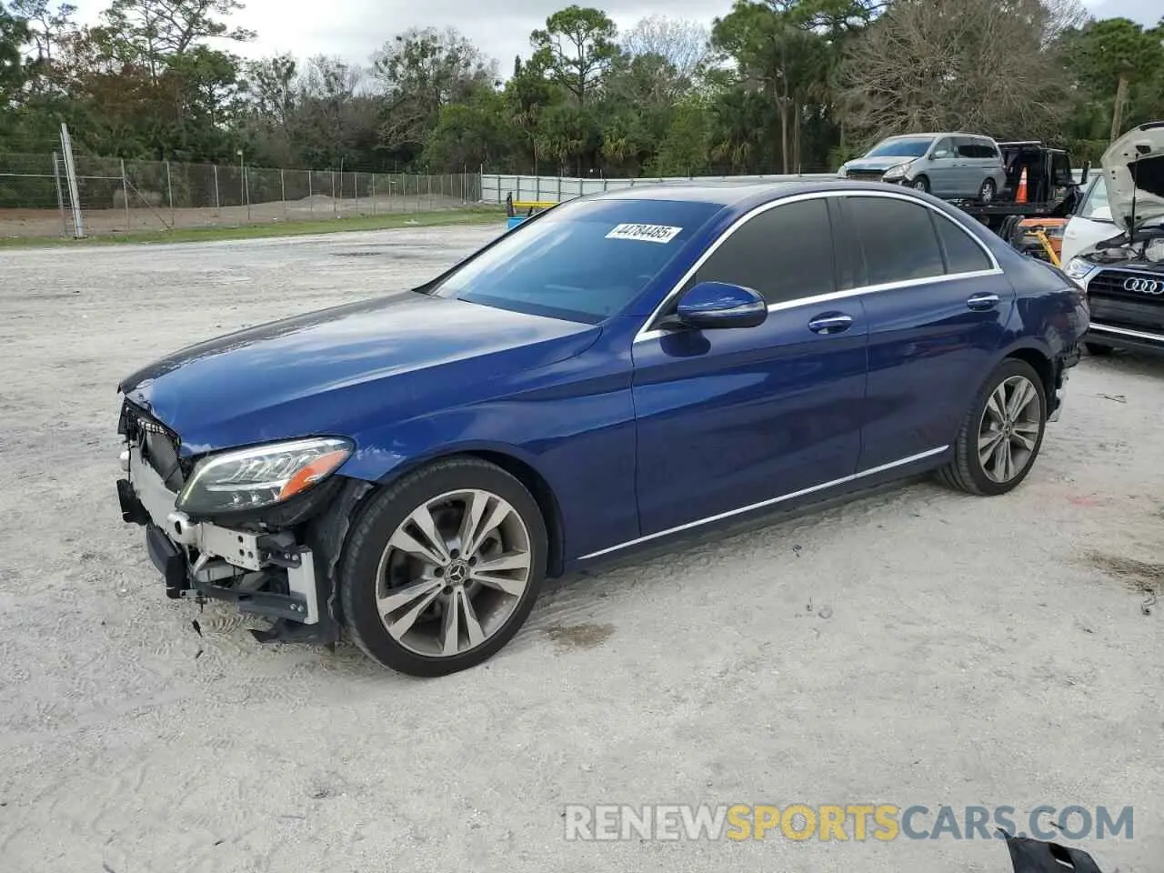 1 Photograph of a damaged car 55SWF8DB2KU295639 MERCEDES-BENZ C-CLASS 2019