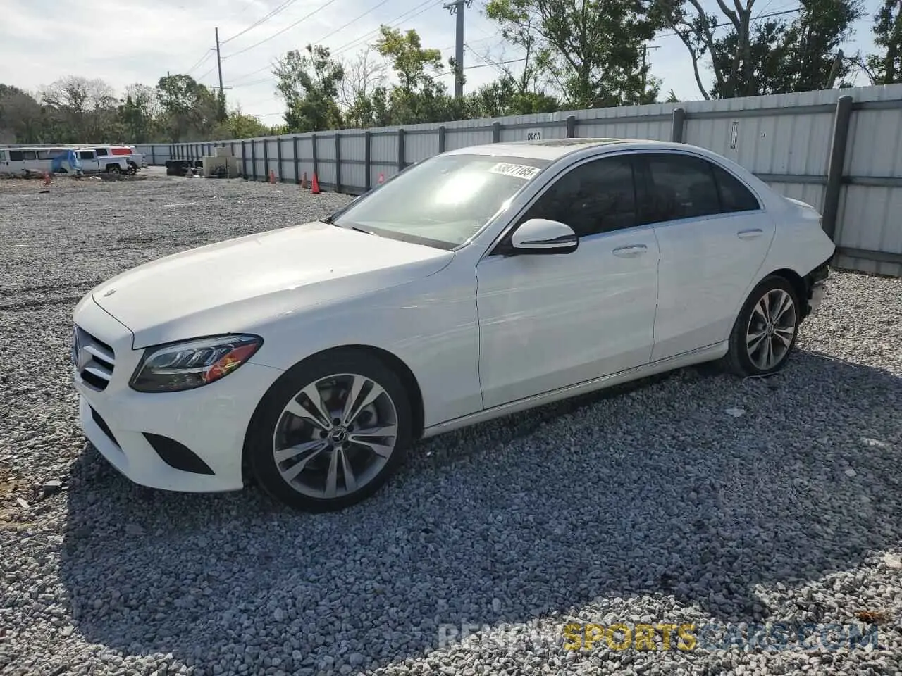 1 Photograph of a damaged car 55SWF8DB2KU304145 MERCEDES-BENZ C-CLASS 2019