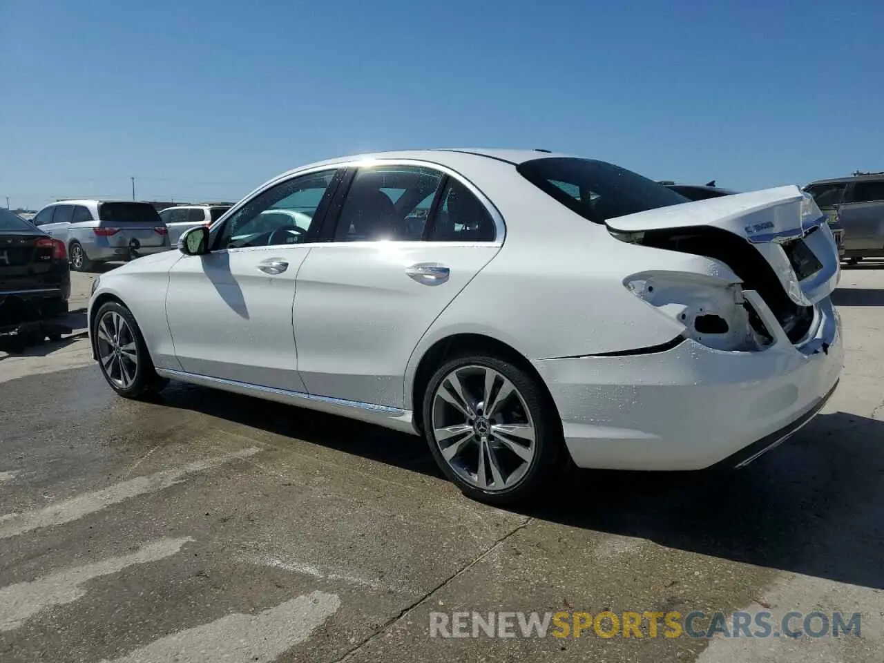 2 Фотография поврежденного автомобиля 55SWF8DB2KU308888 MERCEDES-BENZ C-CLASS 2019