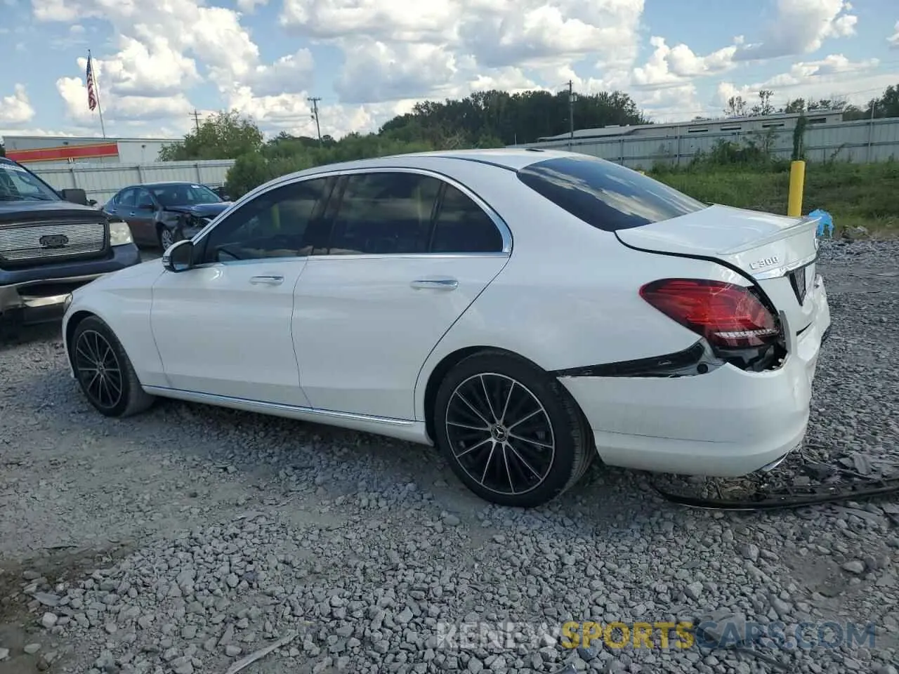 2 Photograph of a damaged car 55SWF8DB2KU309006 MERCEDES-BENZ C-CLASS 2019