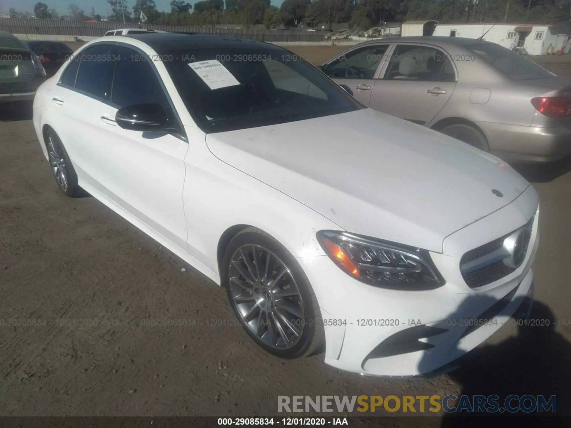 1 Photograph of a damaged car 55SWF8DB2KU309149 MERCEDES-BENZ C-CLASS 2019