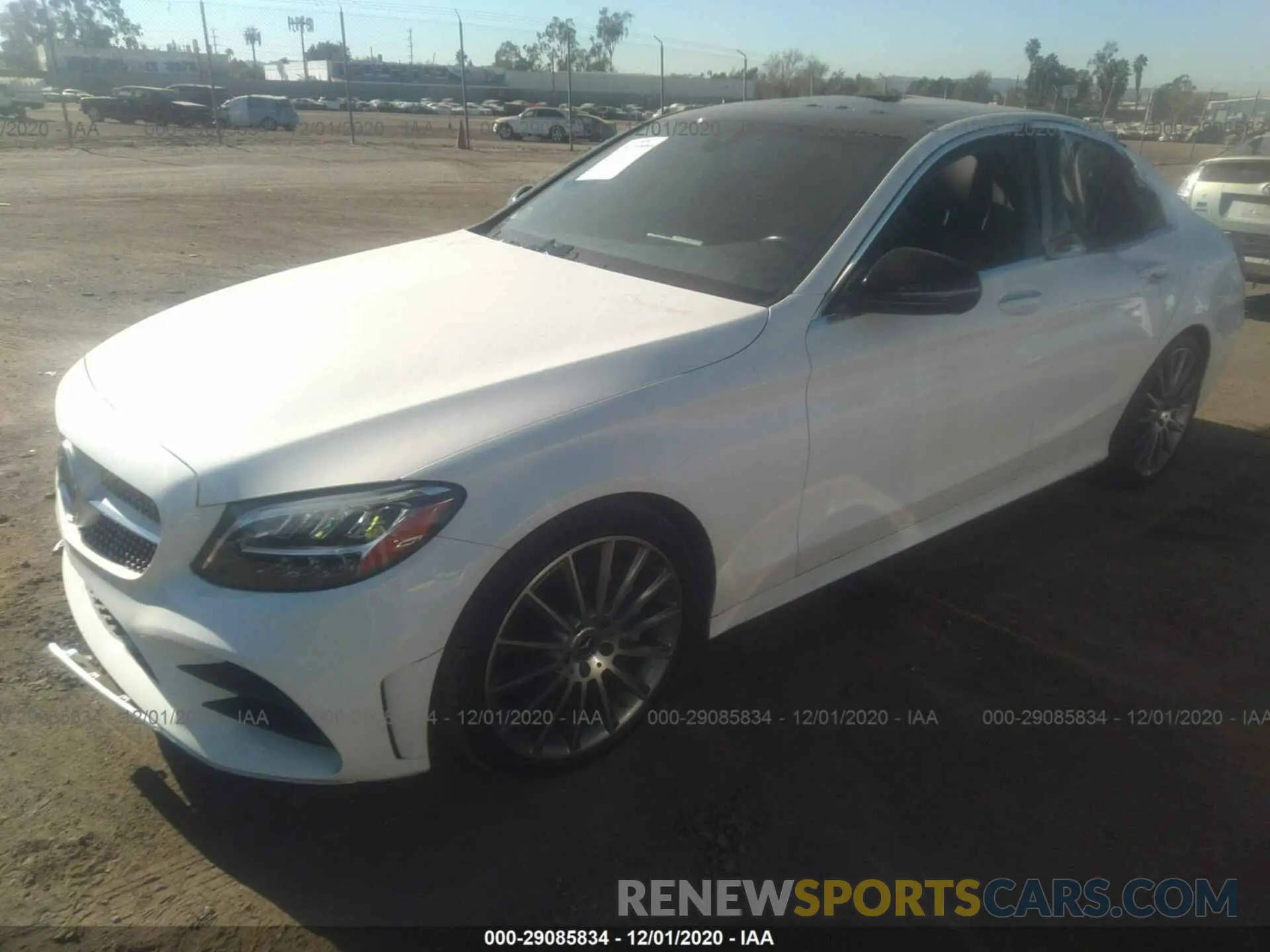 2 Photograph of a damaged car 55SWF8DB2KU309149 MERCEDES-BENZ C-CLASS 2019