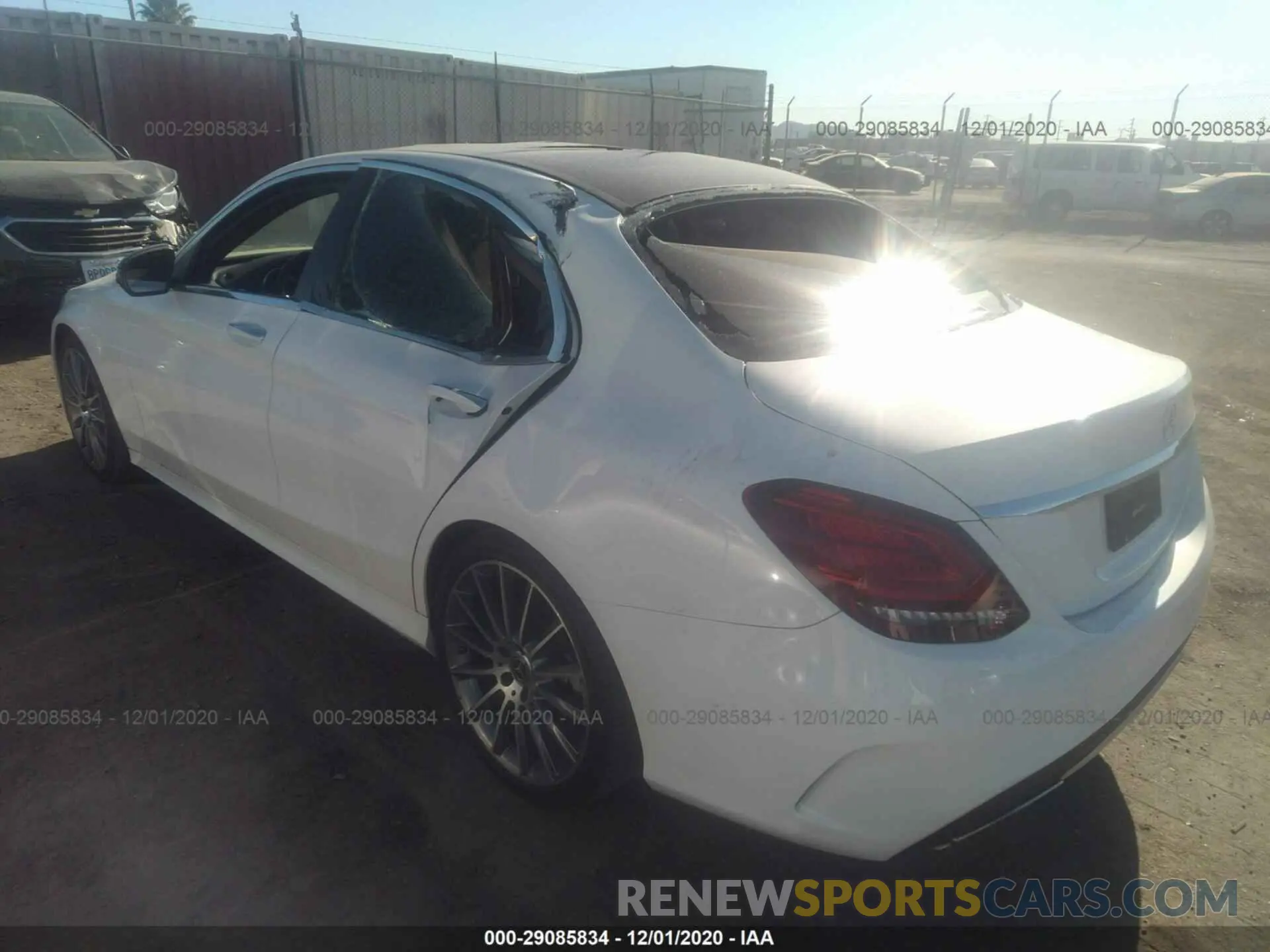 3 Photograph of a damaged car 55SWF8DB2KU309149 MERCEDES-BENZ C-CLASS 2019