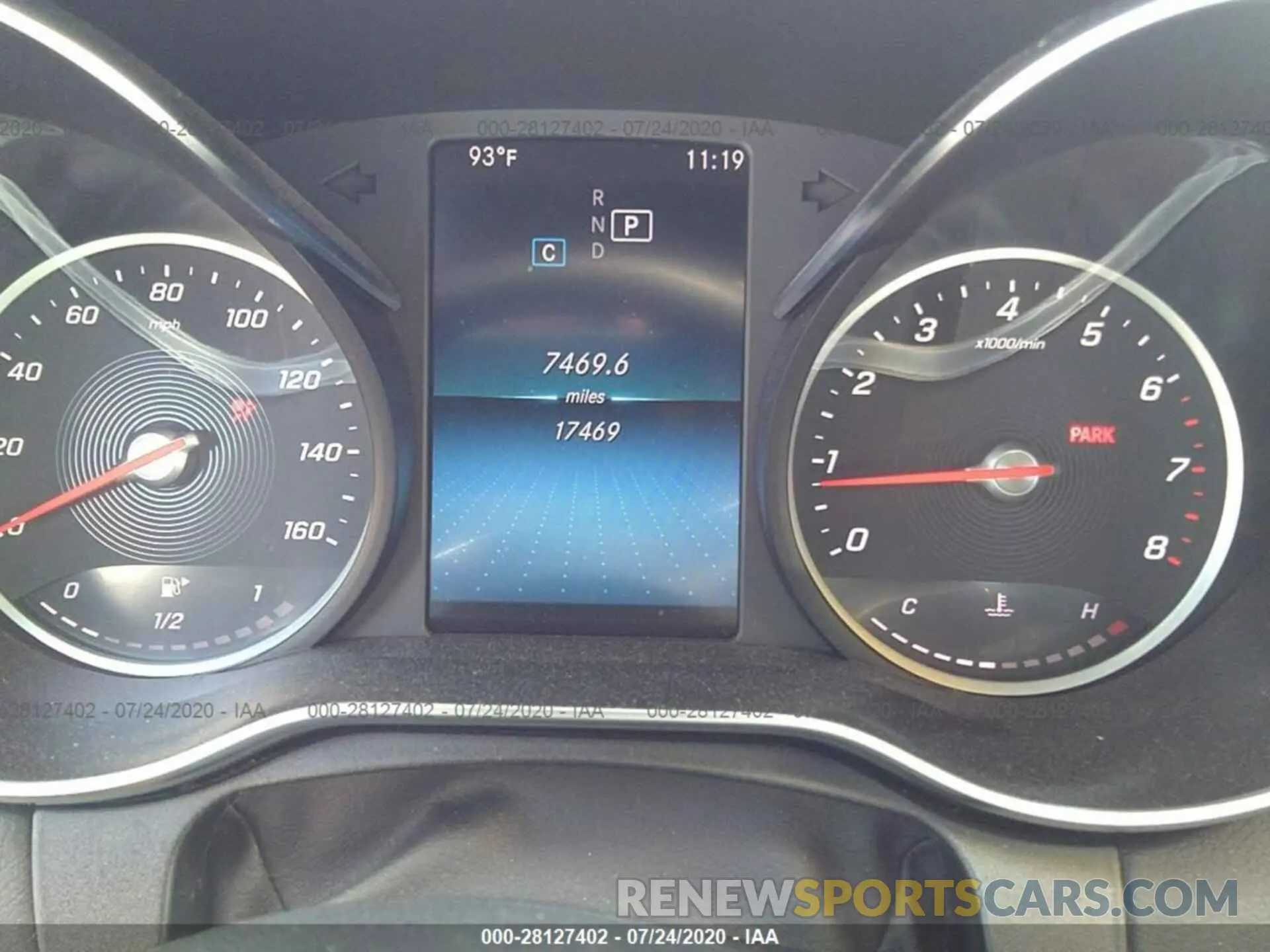 7 Photograph of a damaged car 55SWF8DB3KU322525 MERCEDES-BENZ C-CLASS 2019