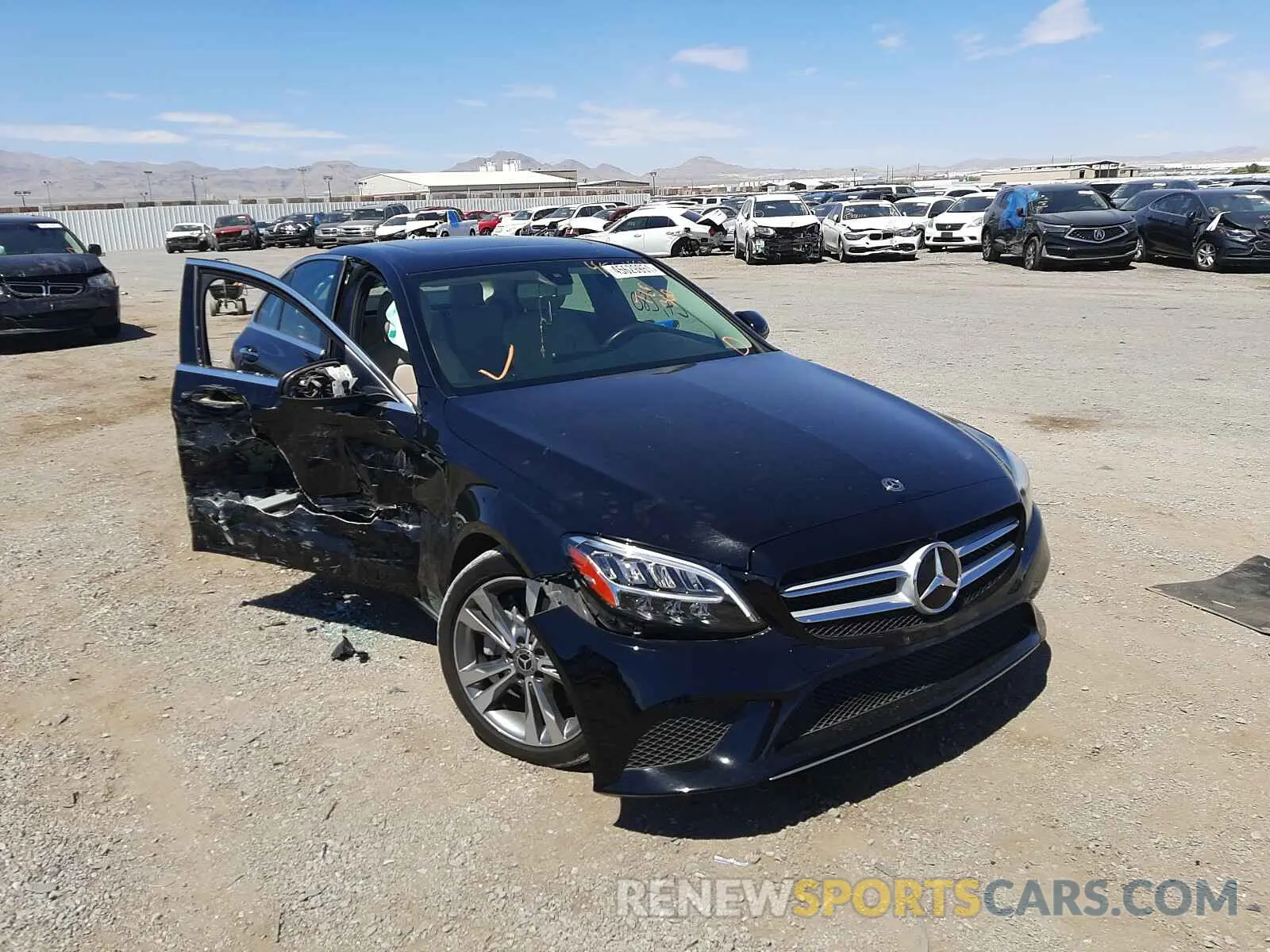 1 Photograph of a damaged car 55SWF8DB4KU286456 MERCEDES-BENZ C CLASS 2019