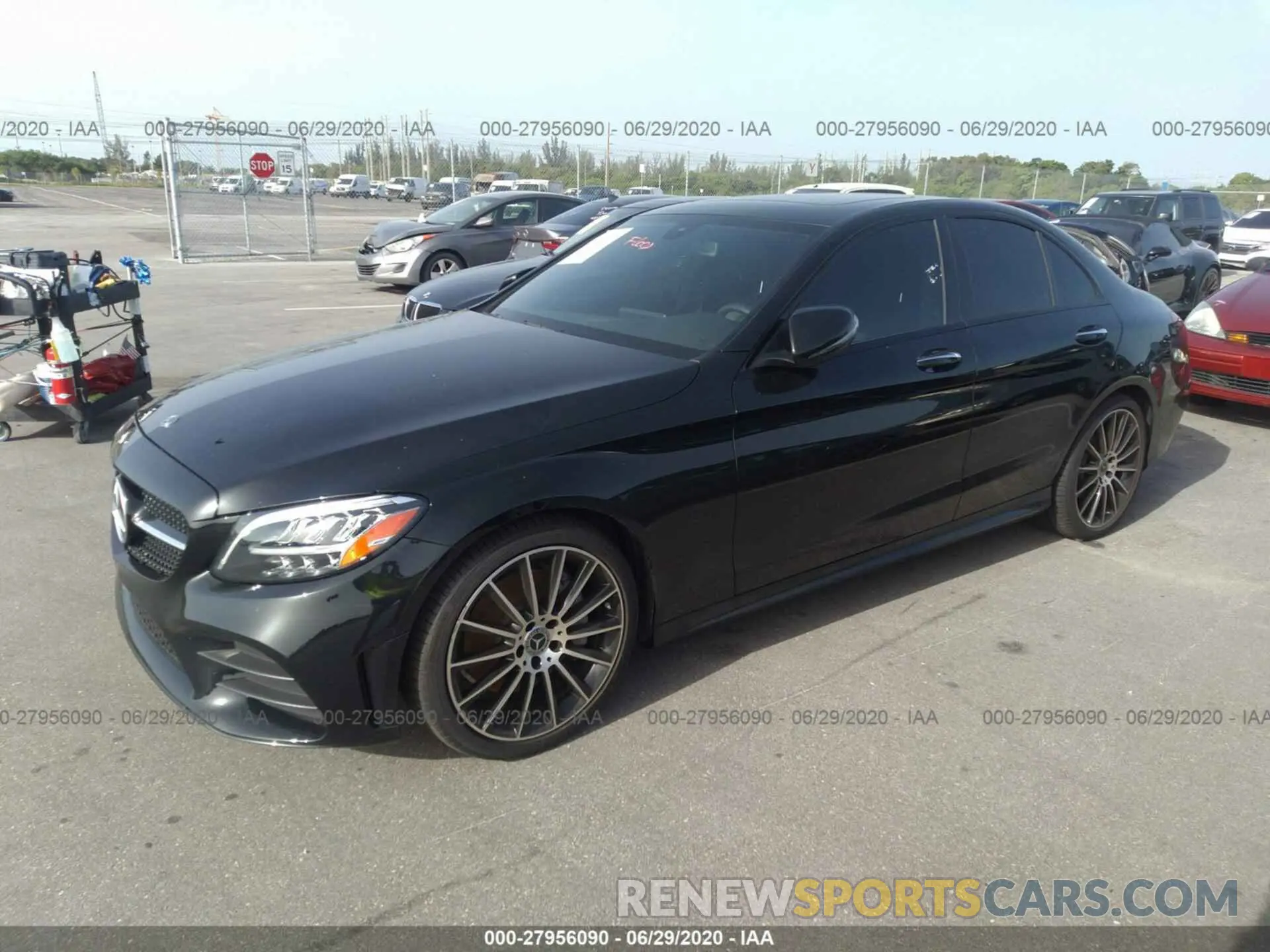 2 Photograph of a damaged car 55SWF8DB4KU311159 MERCEDES-BENZ C-CLASS 2019