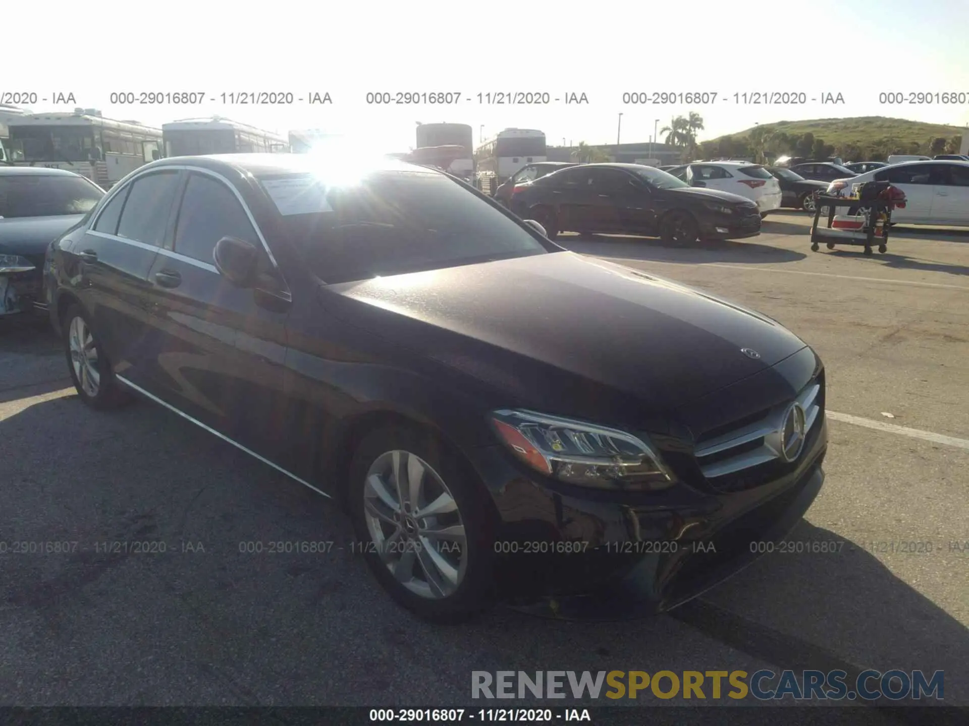 1 Photograph of a damaged car 55SWF8DB5KU294159 MERCEDES-BENZ C-CLASS 2019