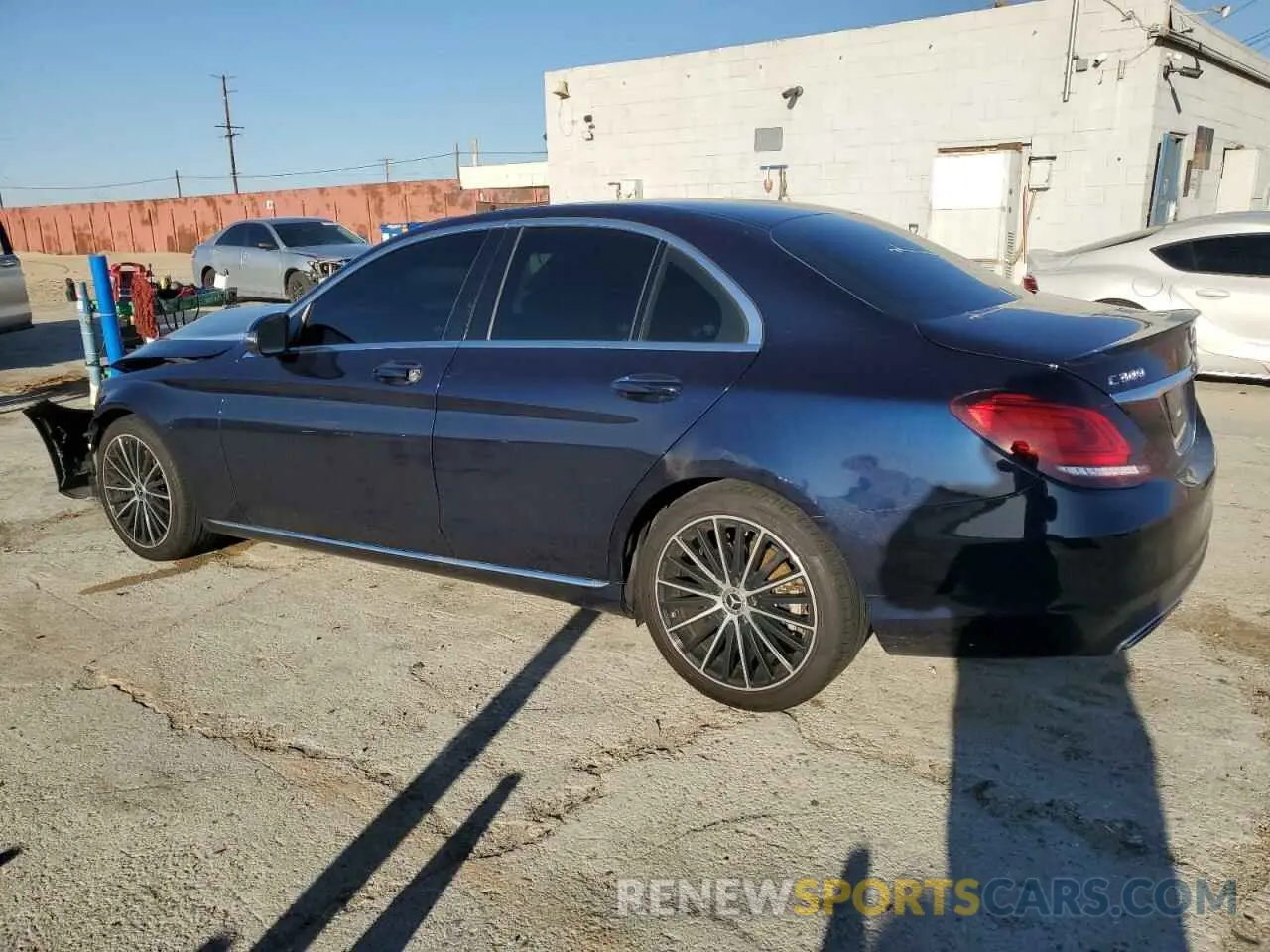 2 Фотография поврежденного автомобиля 55SWF8DB5KU312160 MERCEDES-BENZ C-CLASS 2019
