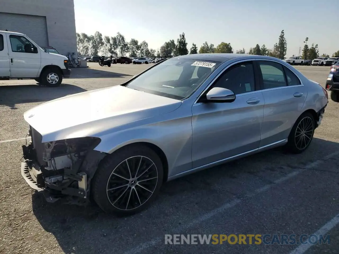 1 Фотография поврежденного автомобиля 55SWF8DB5KU316936 MERCEDES-BENZ C-CLASS 2019