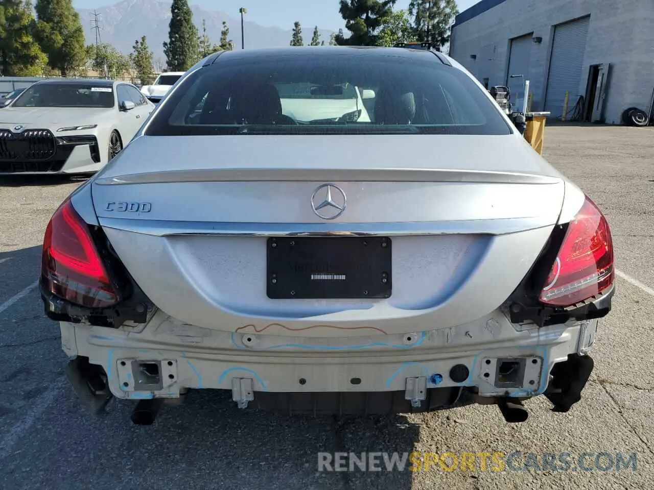 6 Фотография поврежденного автомобиля 55SWF8DB5KU316936 MERCEDES-BENZ C-CLASS 2019