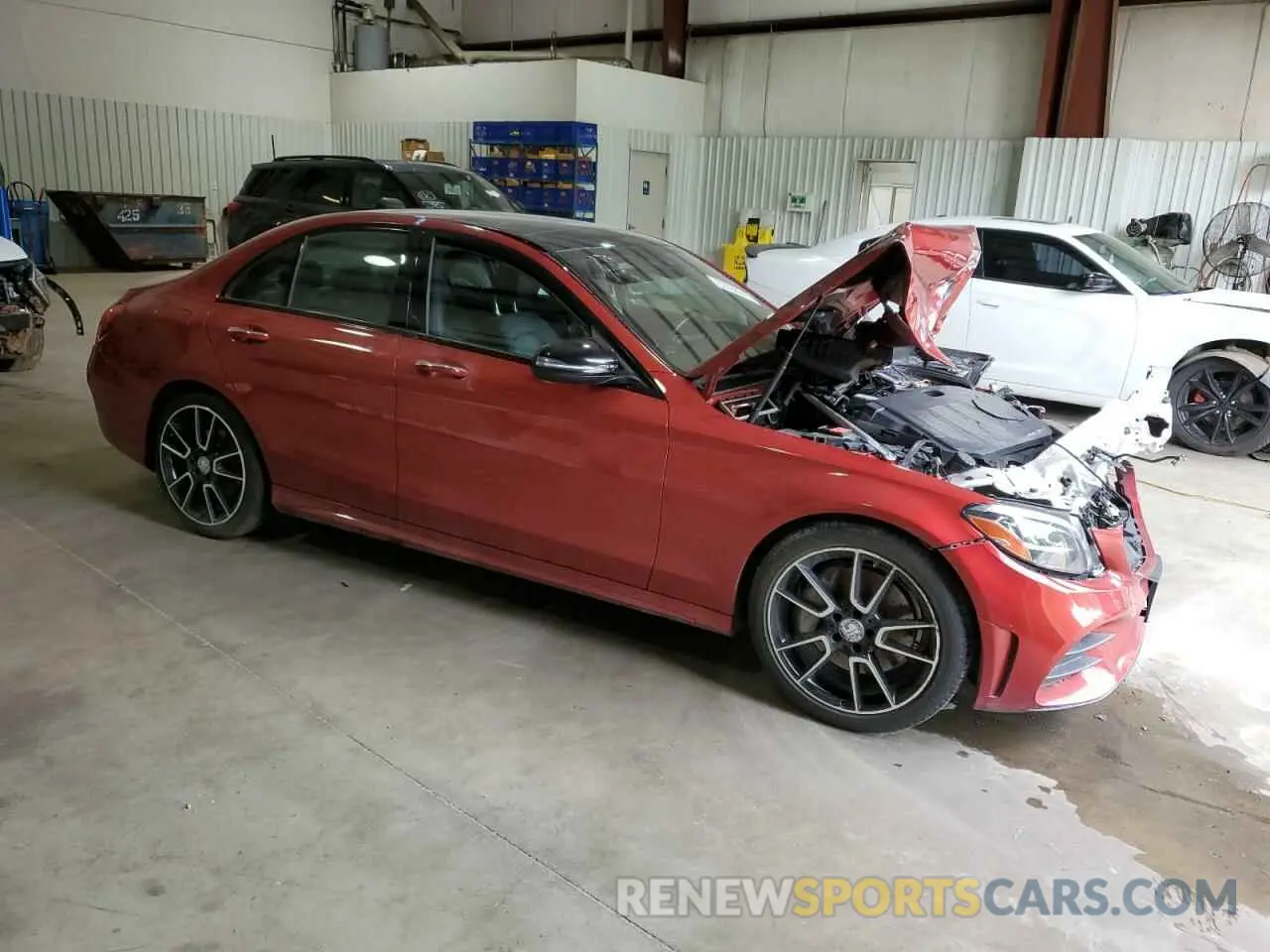 4 Photograph of a damaged car 55SWF8DB6KU283459 MERCEDES-BENZ C-CLASS 2019