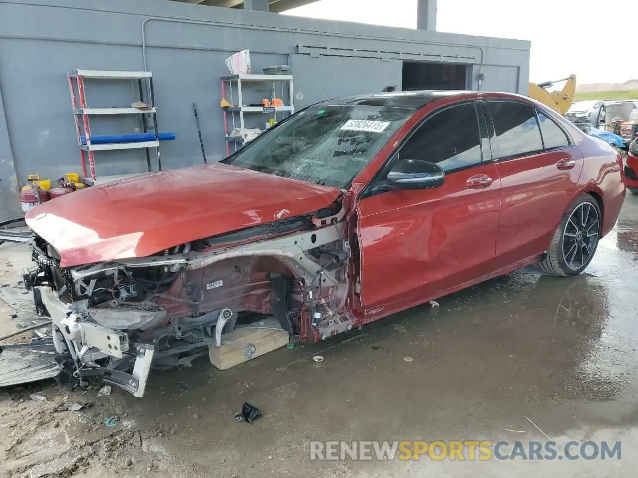 1 Photograph of a damaged car 55SWF8DB8KU283303 MERCEDES-BENZ C-CLASS 2019