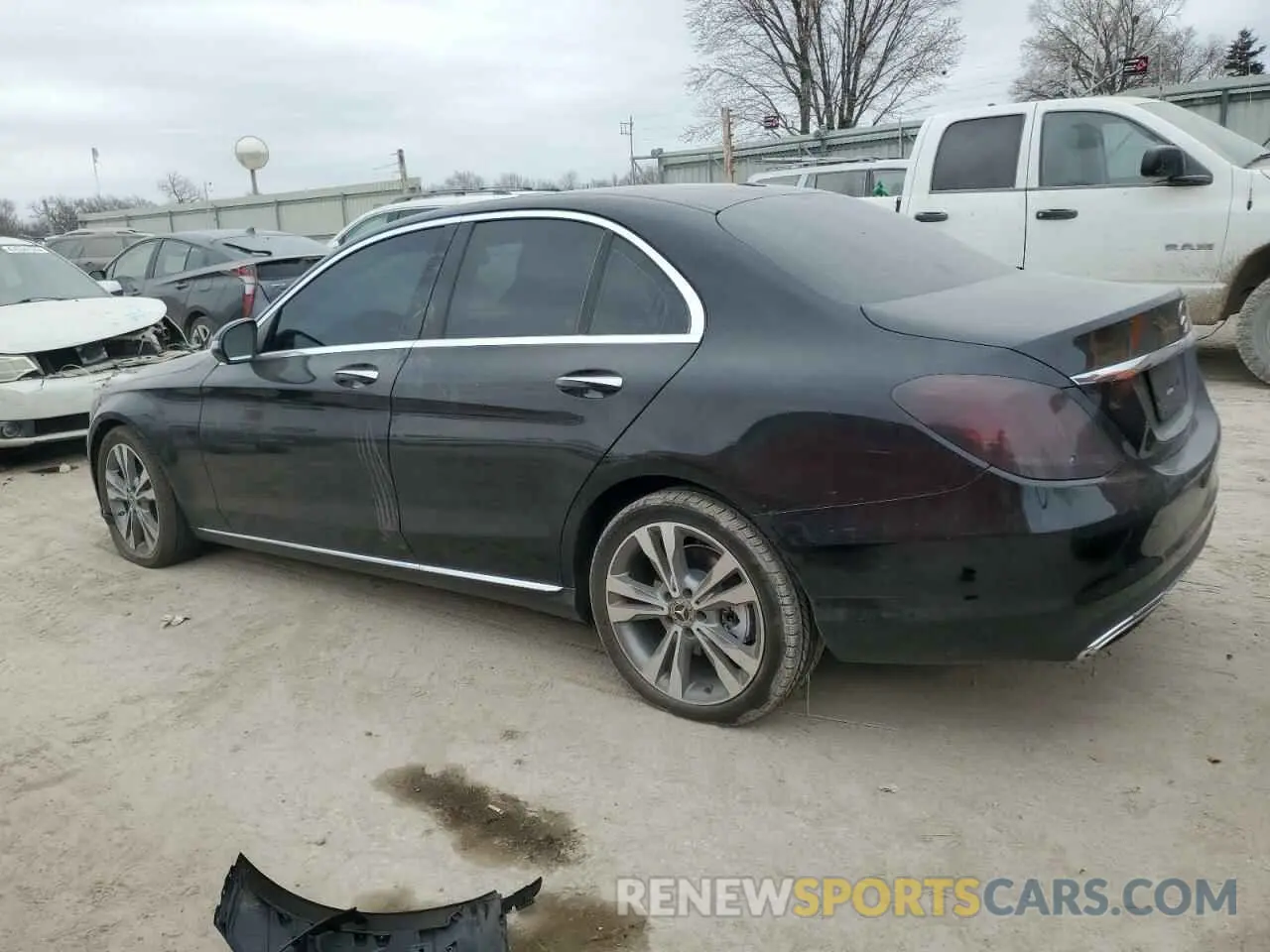 2 Photograph of a damaged car 55SWF8DB8KU293605 MERCEDES-BENZ C-CLASS 2019