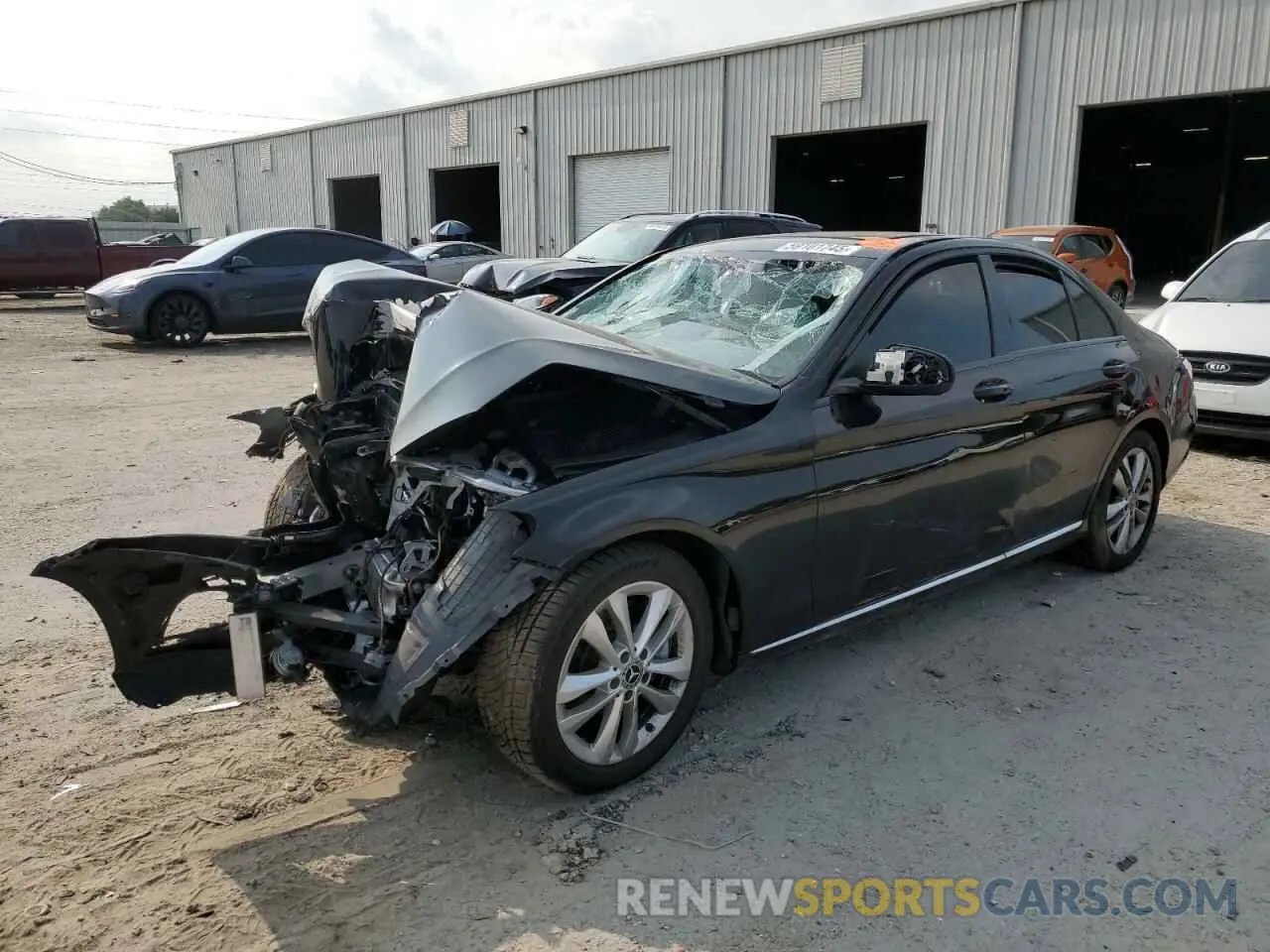 1 Photograph of a damaged car 55SWF8DB8KU294625 MERCEDES-BENZ C-CLASS 2019