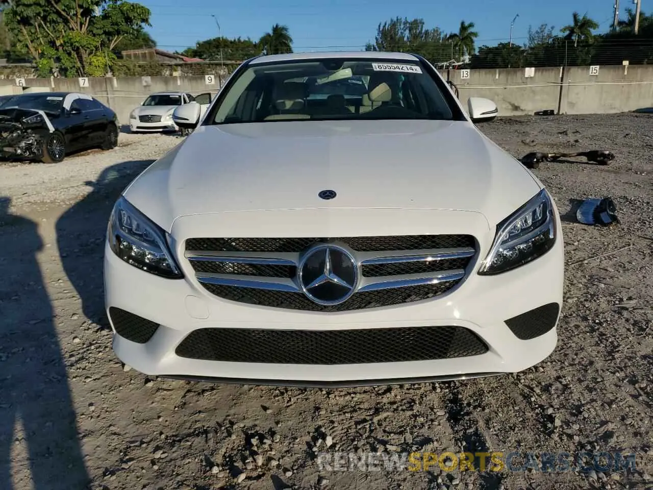 5 Фотография поврежденного автомобиля 55SWF8DB8KU309138 MERCEDES-BENZ C-CLASS 2019