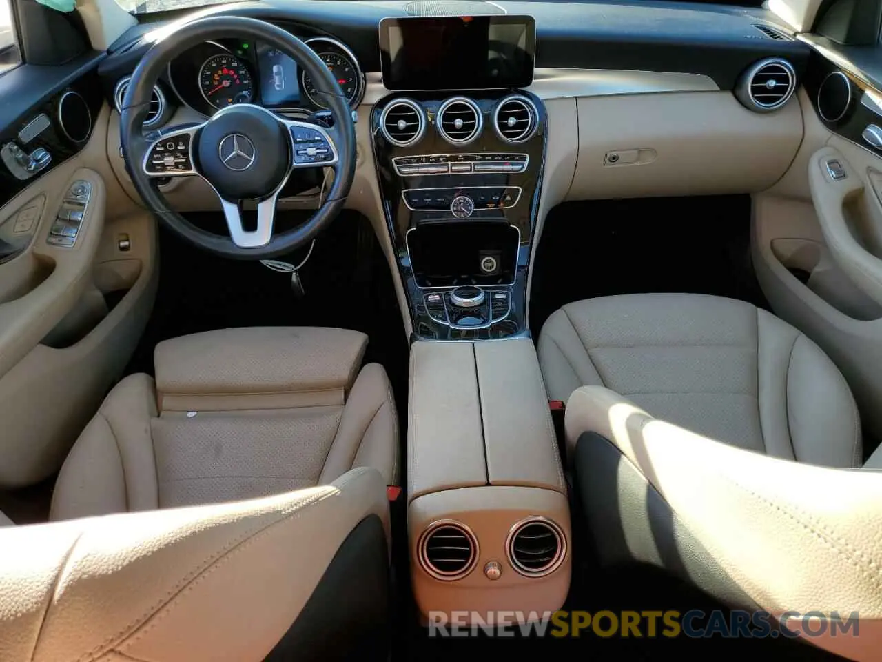 8 Фотография поврежденного автомобиля 55SWF8DB8KU309138 MERCEDES-BENZ C-CLASS 2019
