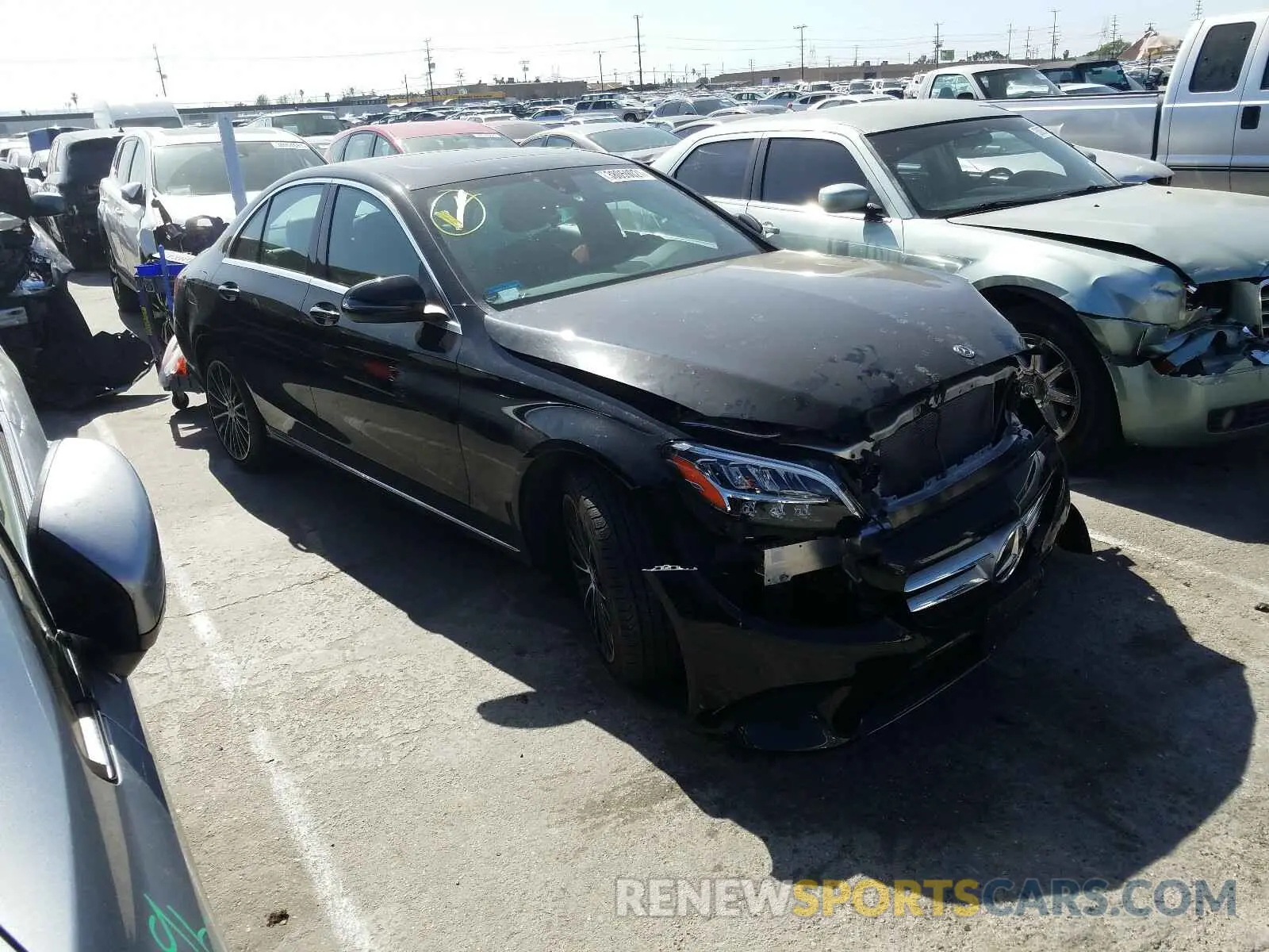1 Photograph of a damaged car 55SWF8DB9KU287148 MERCEDES-BENZ C CLASS 2019