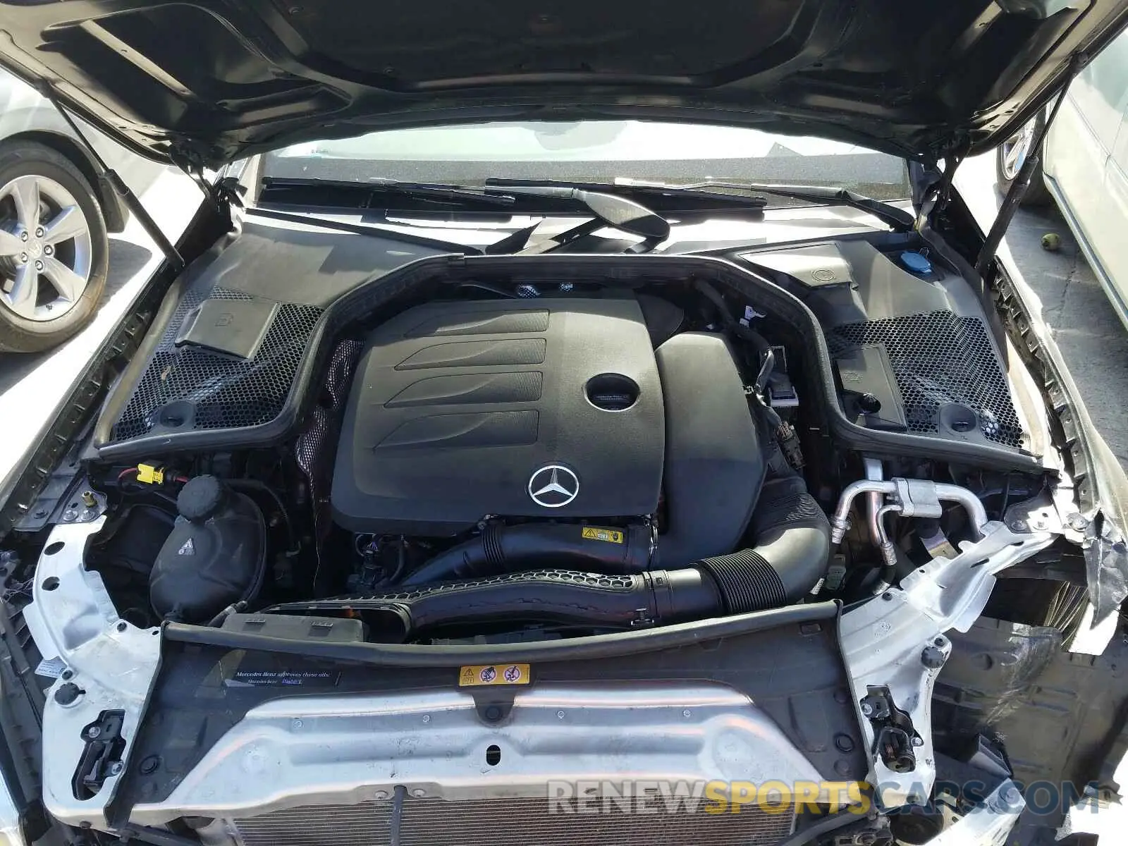 7 Photograph of a damaged car 55SWF8DB9KU287148 MERCEDES-BENZ C CLASS 2019
