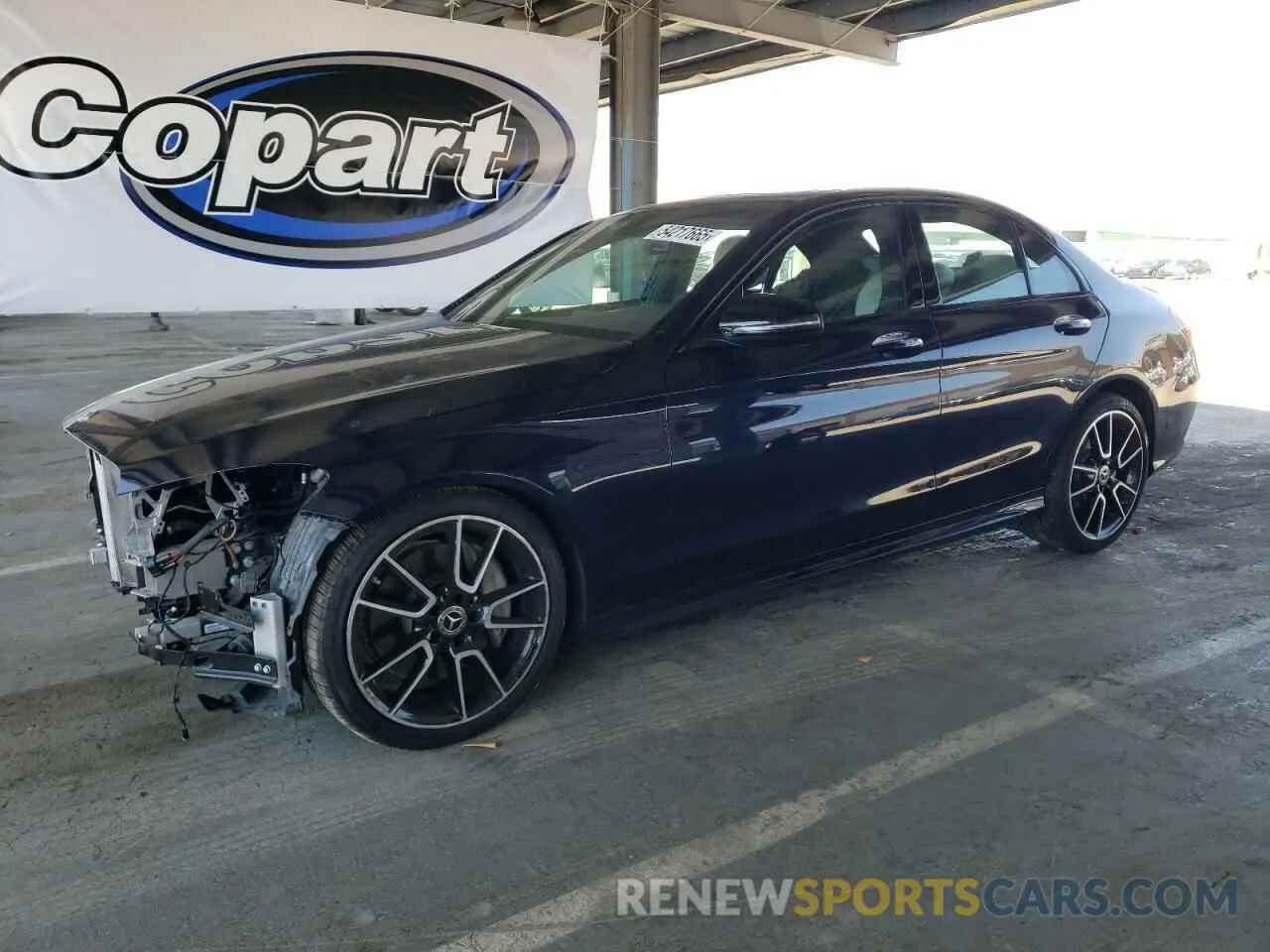 1 Photograph of a damaged car 55SWF8DB9KU313487 MERCEDES-BENZ C-CLASS 2019