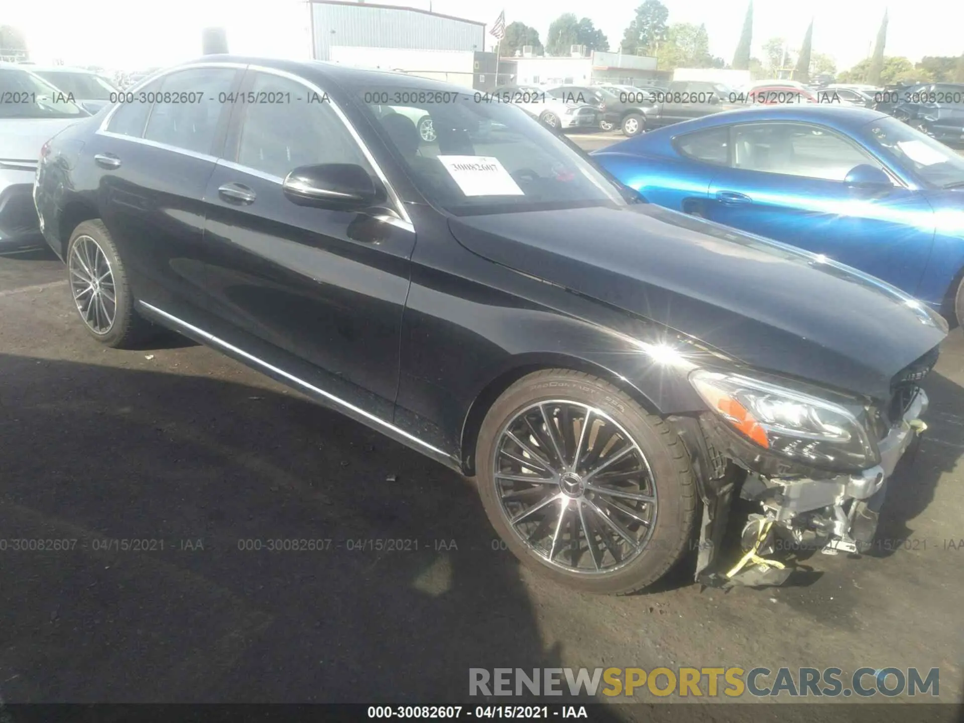 1 Photograph of a damaged car 55SWF8DB9KU313666 MERCEDES-BENZ C-CLASS 2019