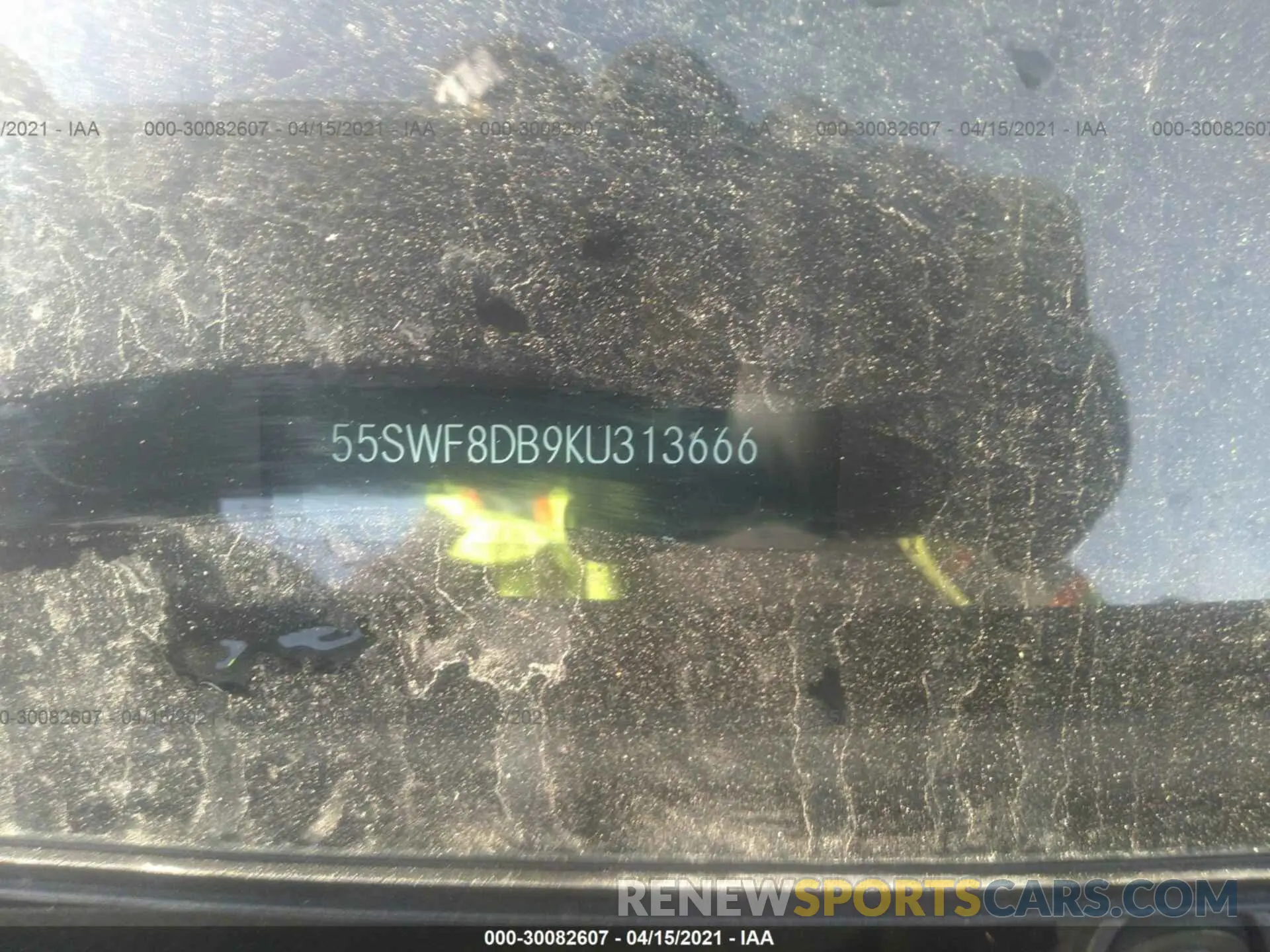 9 Photograph of a damaged car 55SWF8DB9KU313666 MERCEDES-BENZ C-CLASS 2019