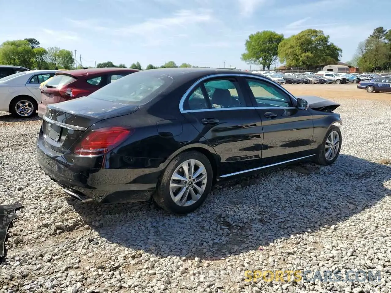 3 Фотография поврежденного автомобиля 55SWF8DBXKU294402 MERCEDES-BENZ C-CLASS 2019