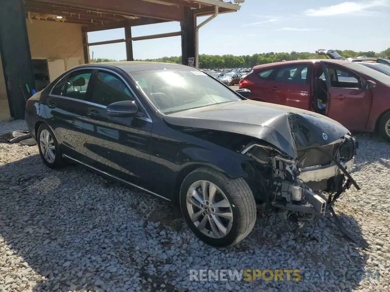 4 Фотография поврежденного автомобиля 55SWF8DBXKU294402 MERCEDES-BENZ C-CLASS 2019