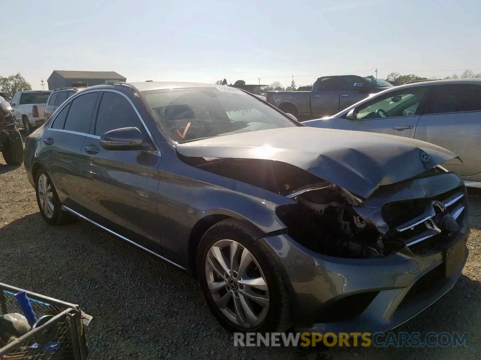 1 Photograph of a damaged car 55SWF8DBXKU295520 MERCEDES-BENZ C CLASS 2019