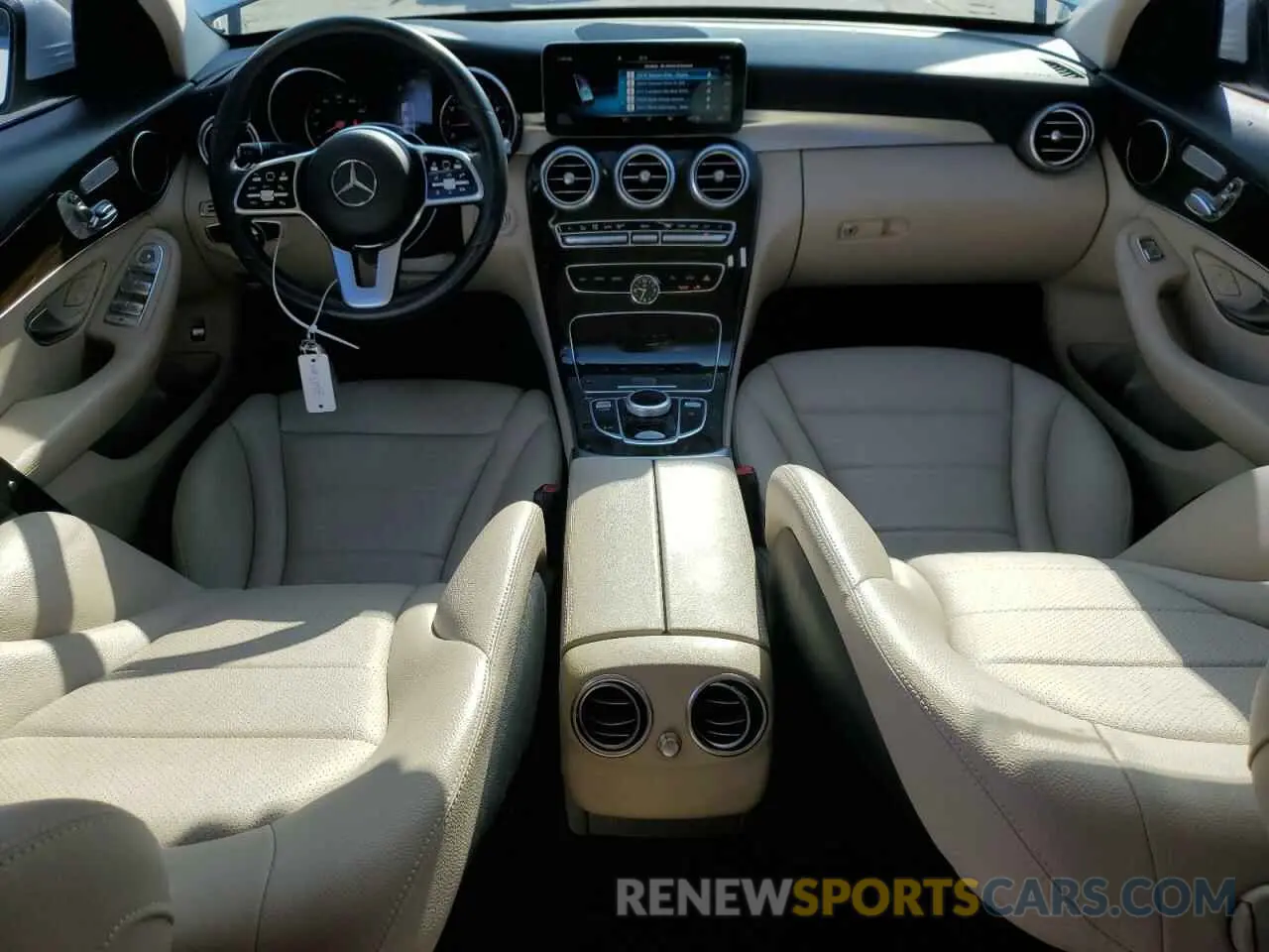 8 Фотография поврежденного автомобиля 55SWF8DBXKU295744 MERCEDES-BENZ C-CLASS 2019