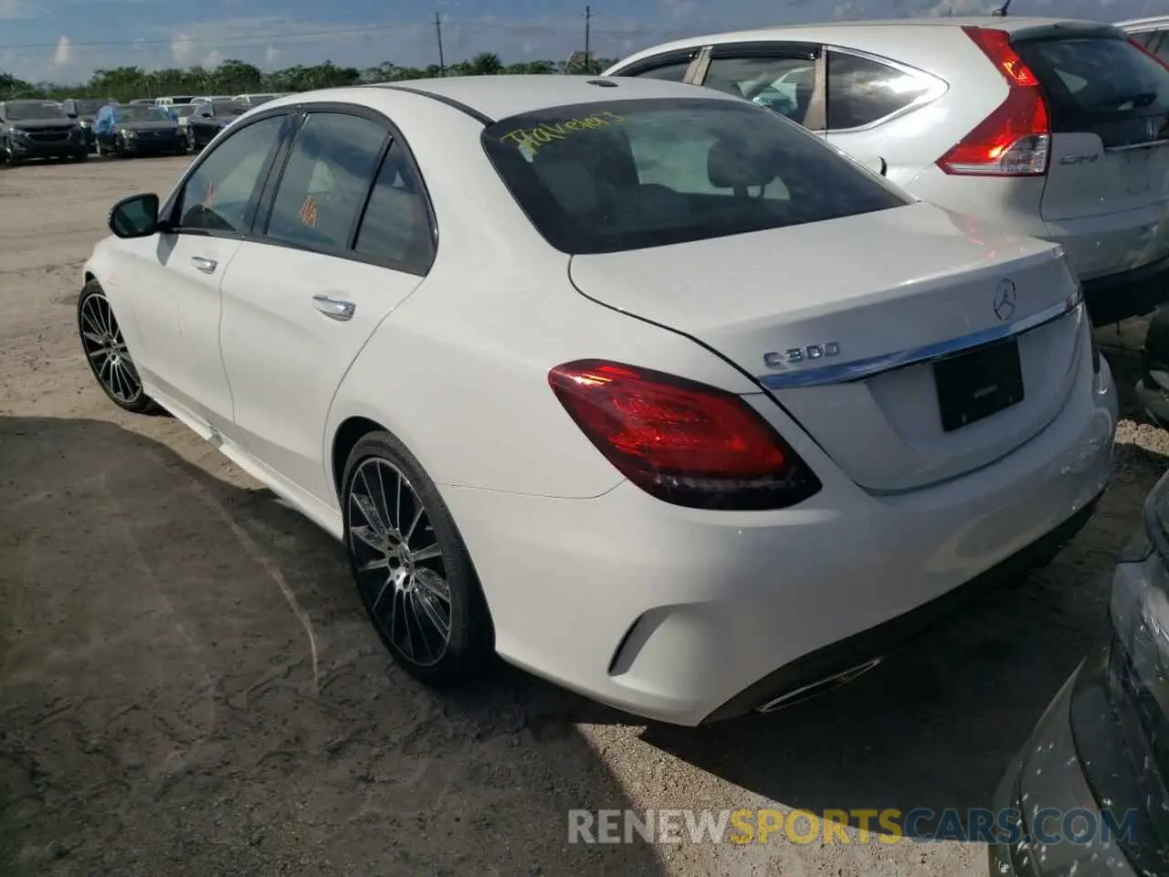 3 Фотография поврежденного автомобиля 55SWF8DBXKU309836 MERCEDES-BENZ C-CLASS 2019