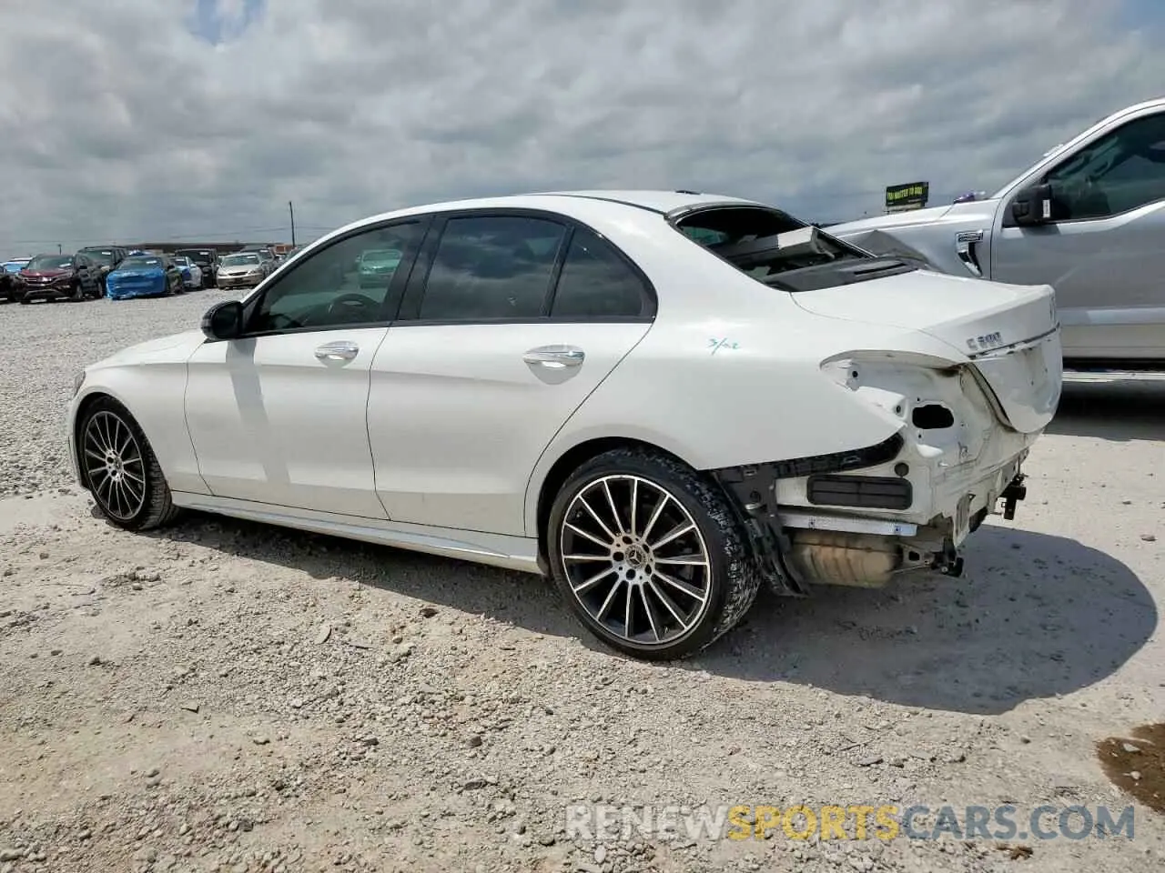 2 Фотография поврежденного автомобиля 55SWF8DBXKU310789 MERCEDES-BENZ C-CLASS 2019