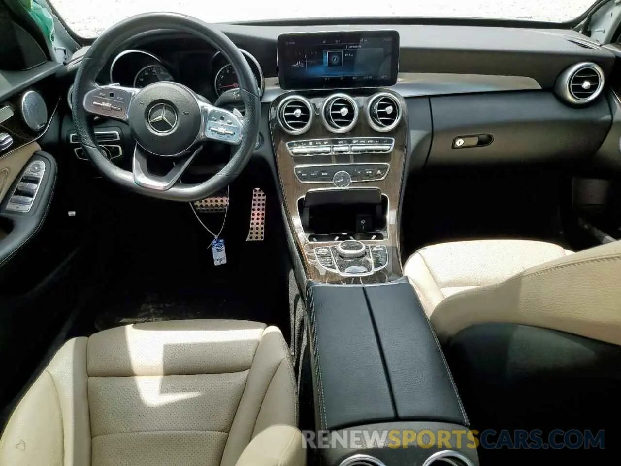 8 Фотография поврежденного автомобиля 55SWF8DBXKU310789 MERCEDES-BENZ C-CLASS 2019