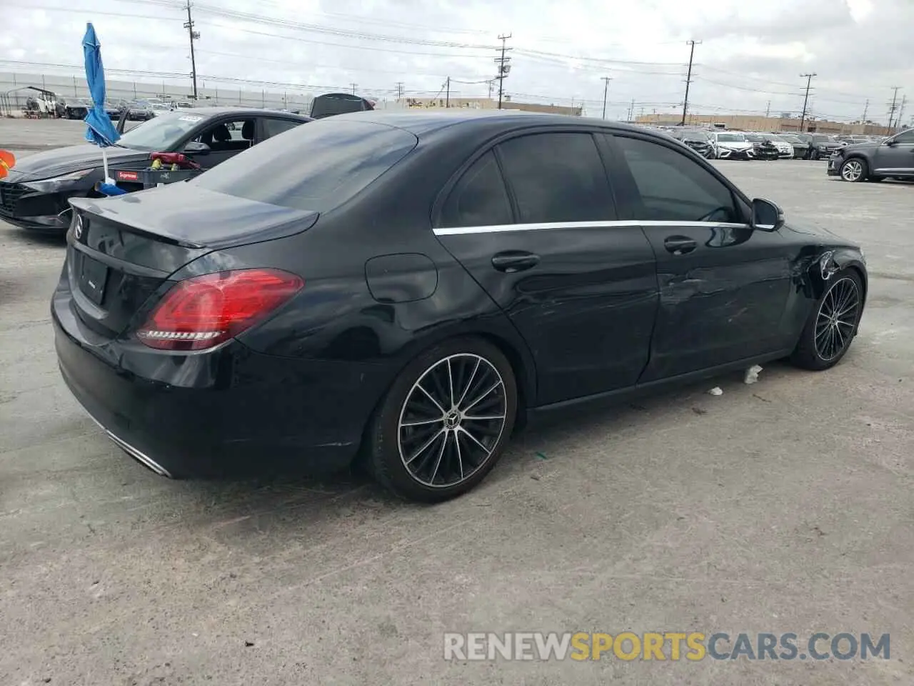 3 Фотография поврежденного автомобиля 55SWF8DBXKU319380 MERCEDES-BENZ C-CLASS 2019