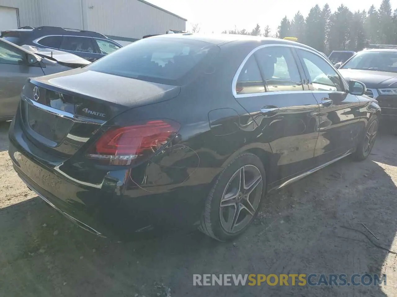 3 Фотография поврежденного автомобиля 55SWF8EB1KU283402 MERCEDES-BENZ C-CLASS 2019