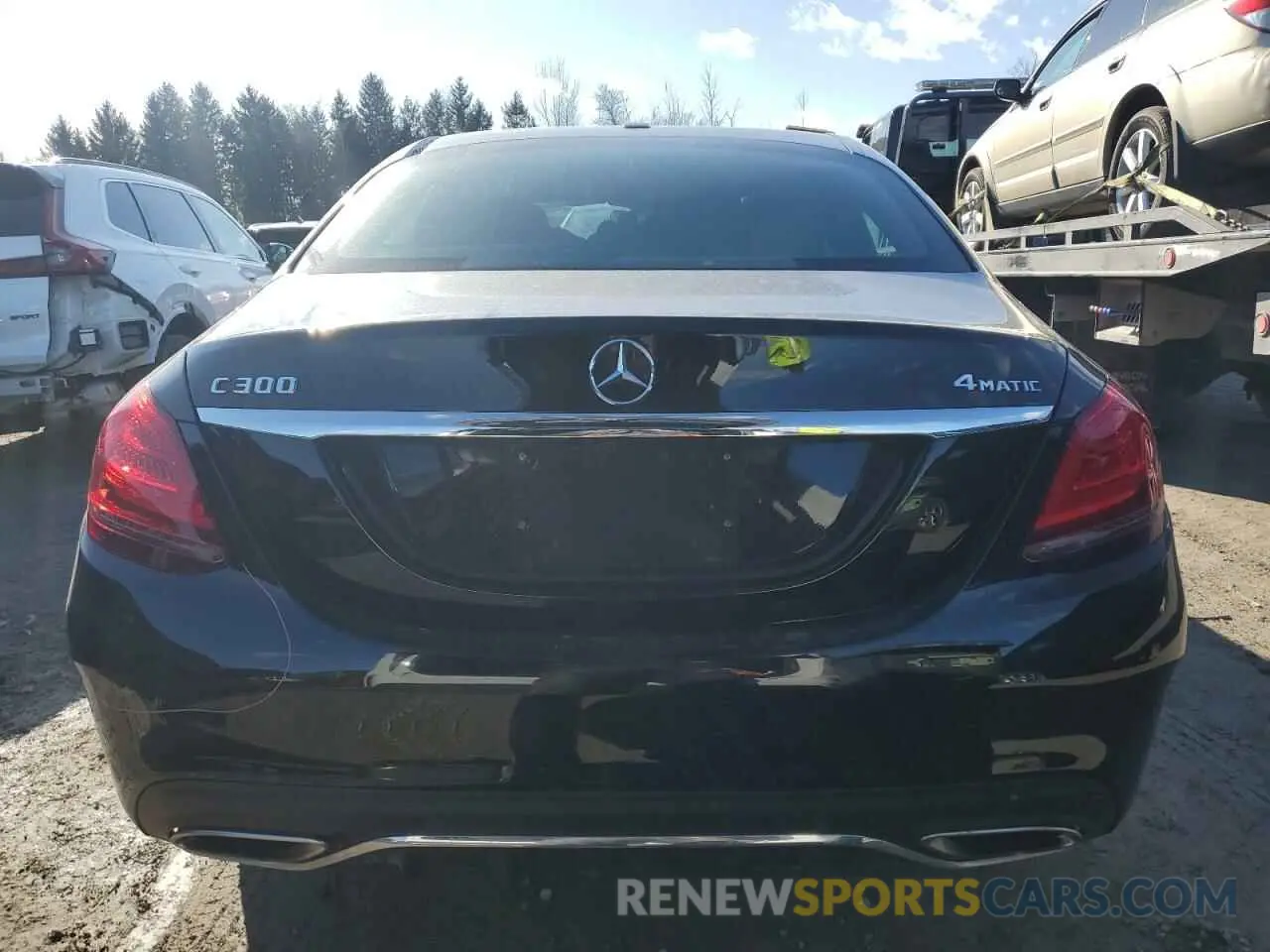 6 Фотография поврежденного автомобиля 55SWF8EB1KU283402 MERCEDES-BENZ C-CLASS 2019