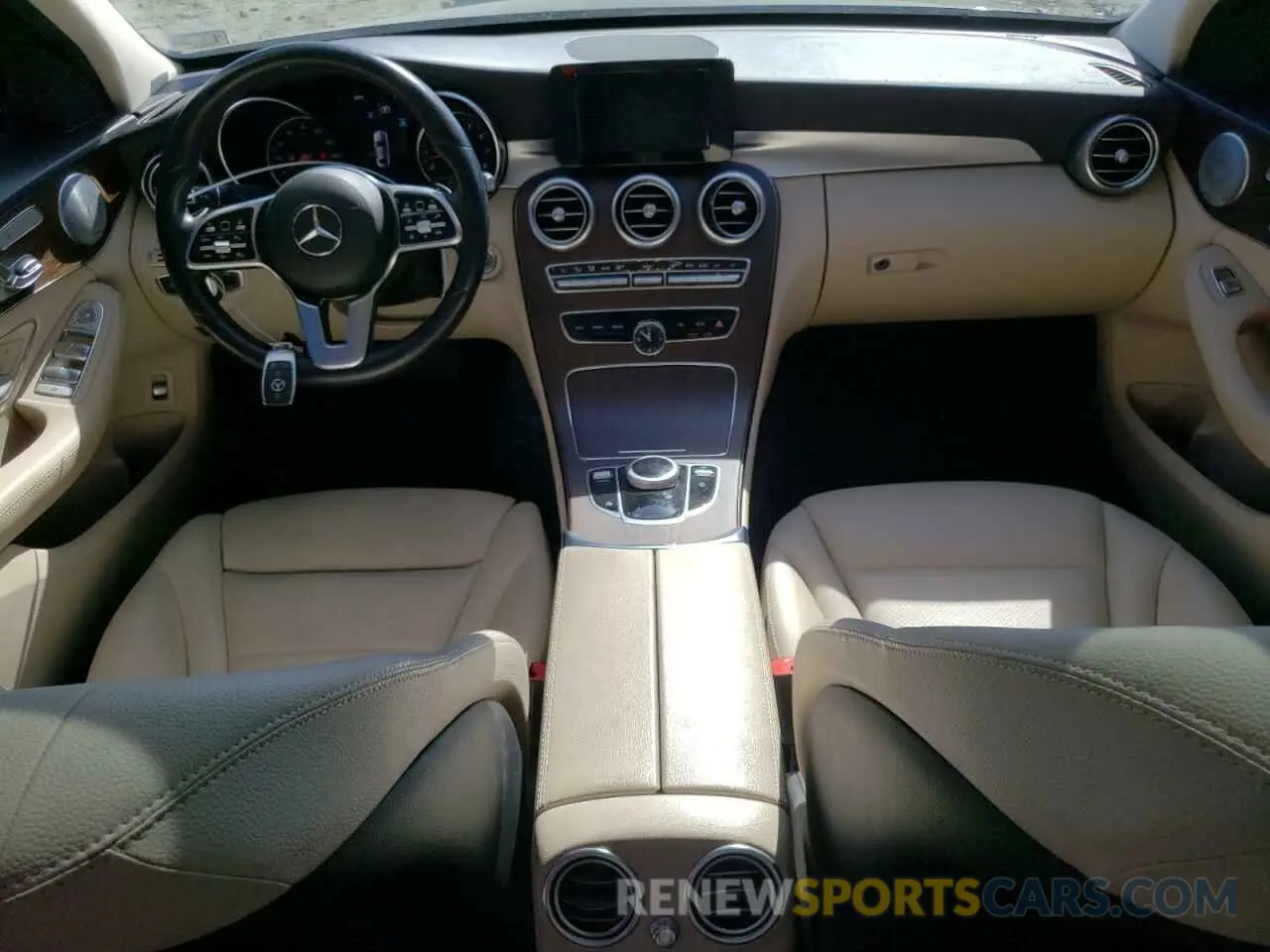8 Фотография поврежденного автомобиля 55SWF8EB1KU285750 MERCEDES-BENZ C-CLASS 2019