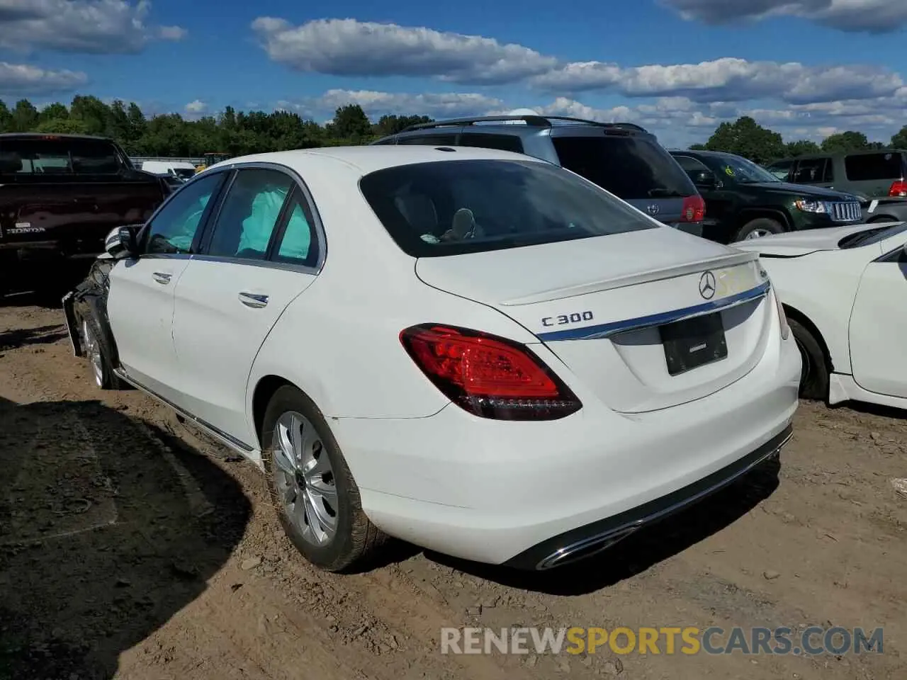 3 Photograph of a damaged car 55SWF8EB1KU306130 MERCEDES-BENZ C-CLASS 2019