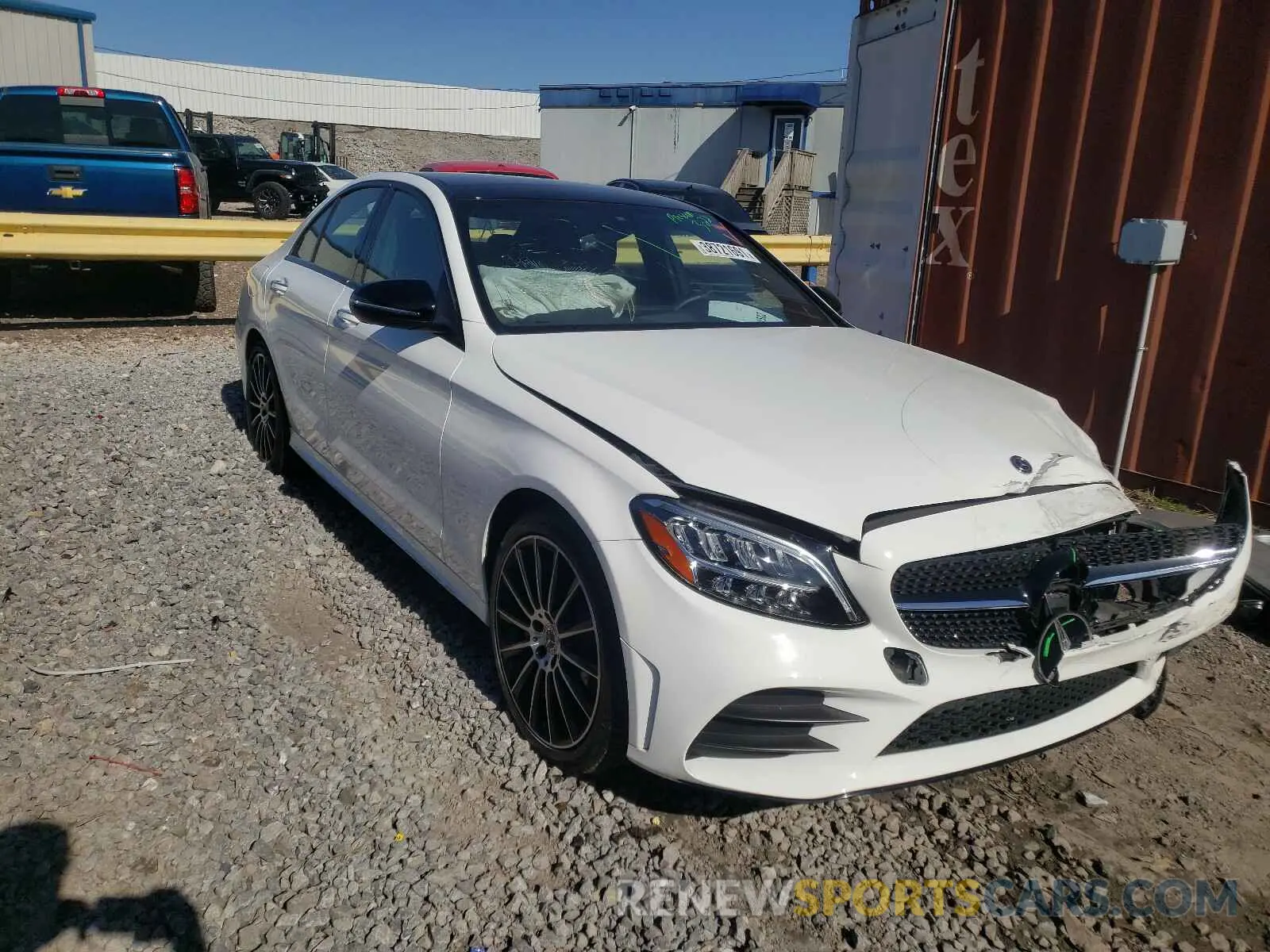 1 Photograph of a damaged car 55SWF8EB1KU319718 MERCEDES-BENZ C CLASS 2019