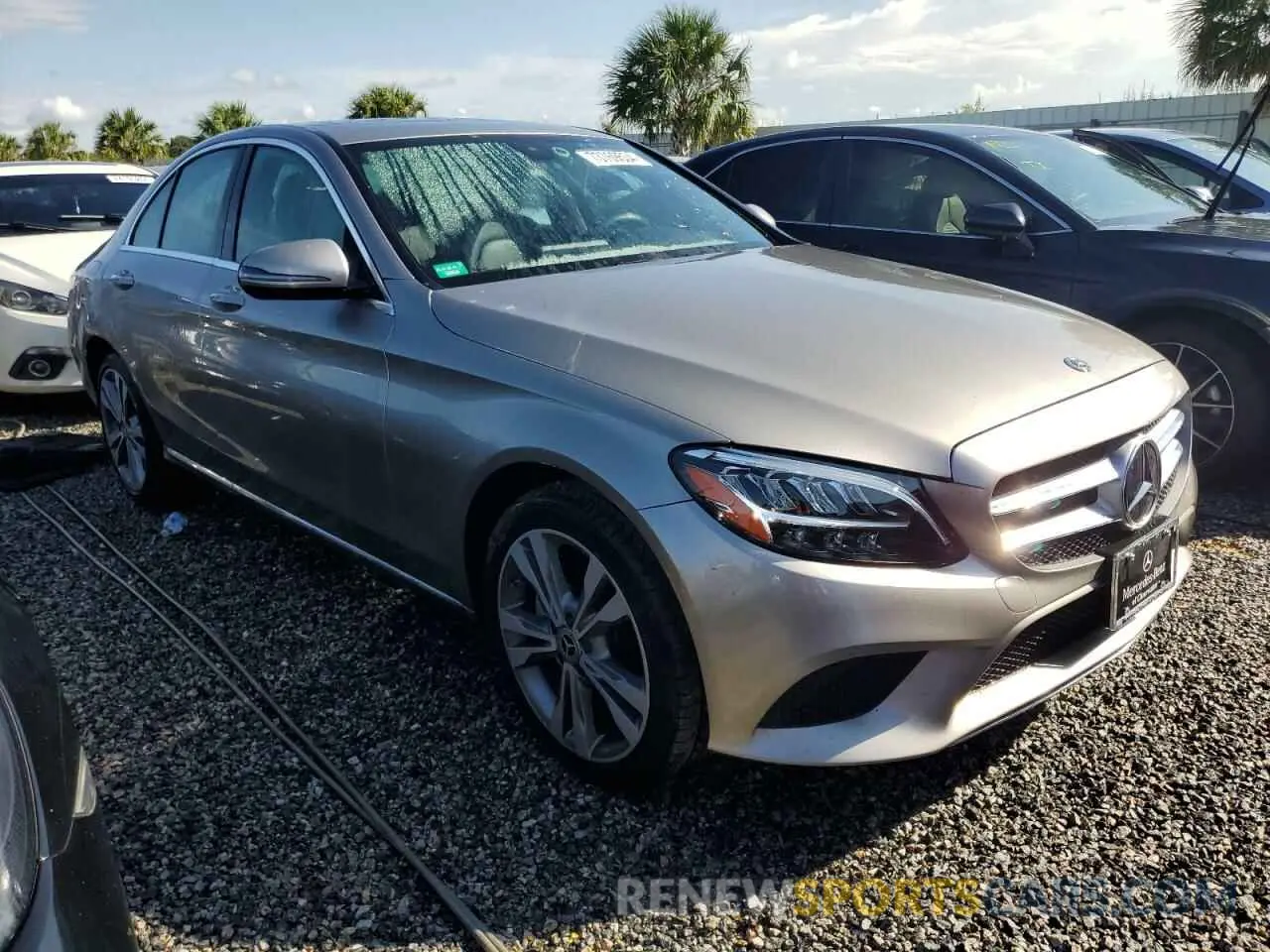 4 Photograph of a damaged car 55SWF8EB2KU313927 MERCEDES-BENZ C-CLASS 2019